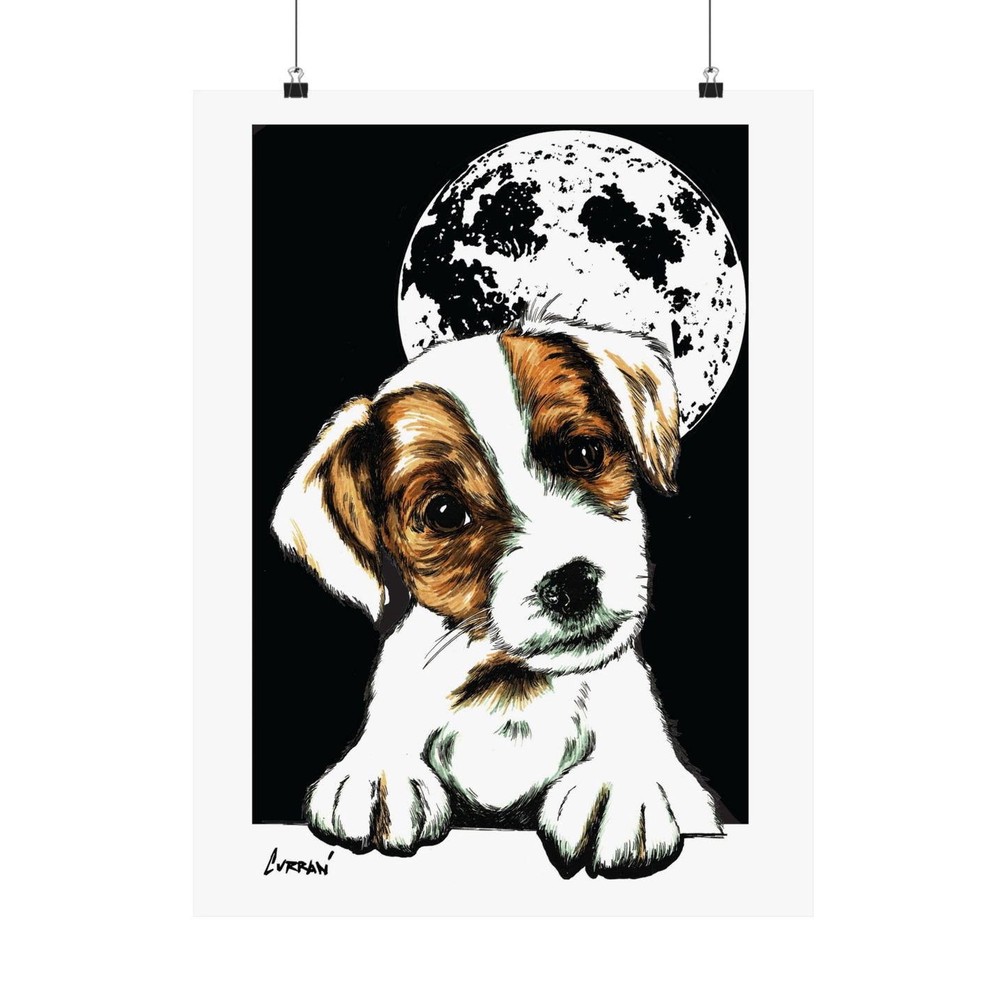 Adorable Beagle Satin Poster - Perfect for Animal Lovers