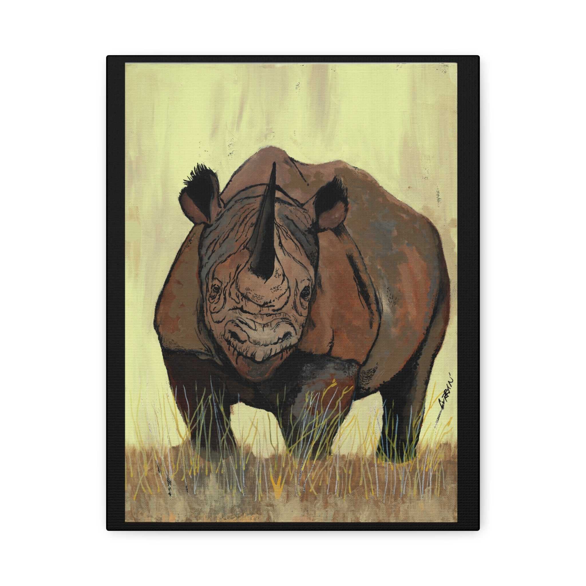 Transform your space with our stunning Rhino Wall Art Print of the Original, hand drawn wall art of a Rhino masterpiece. Elevate your décor now!