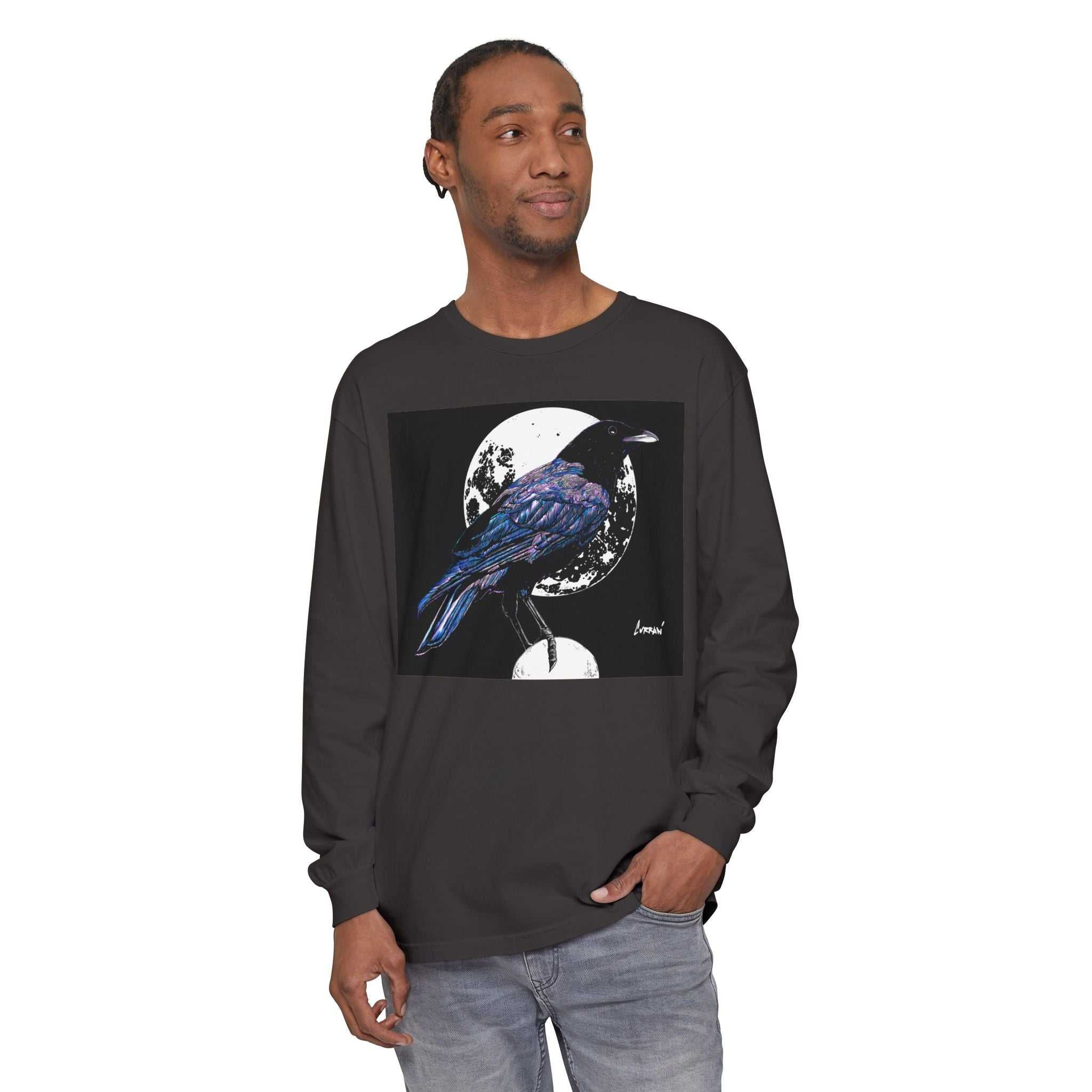Mystical Crow Long Sleeve T Shirt Unisex