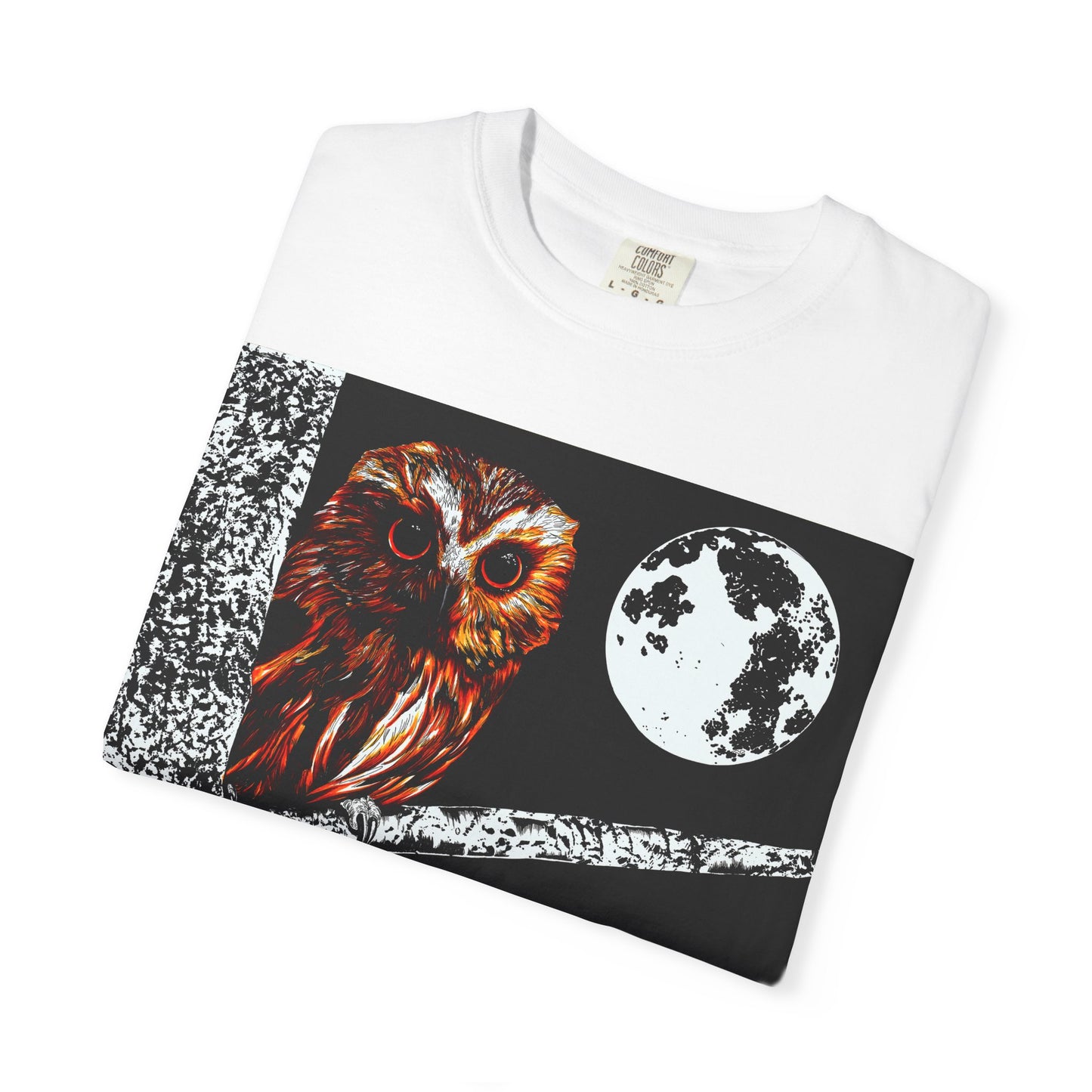 Moonlit Owl Unisex T-Shirt - Nature-Inspired Graphic Tee