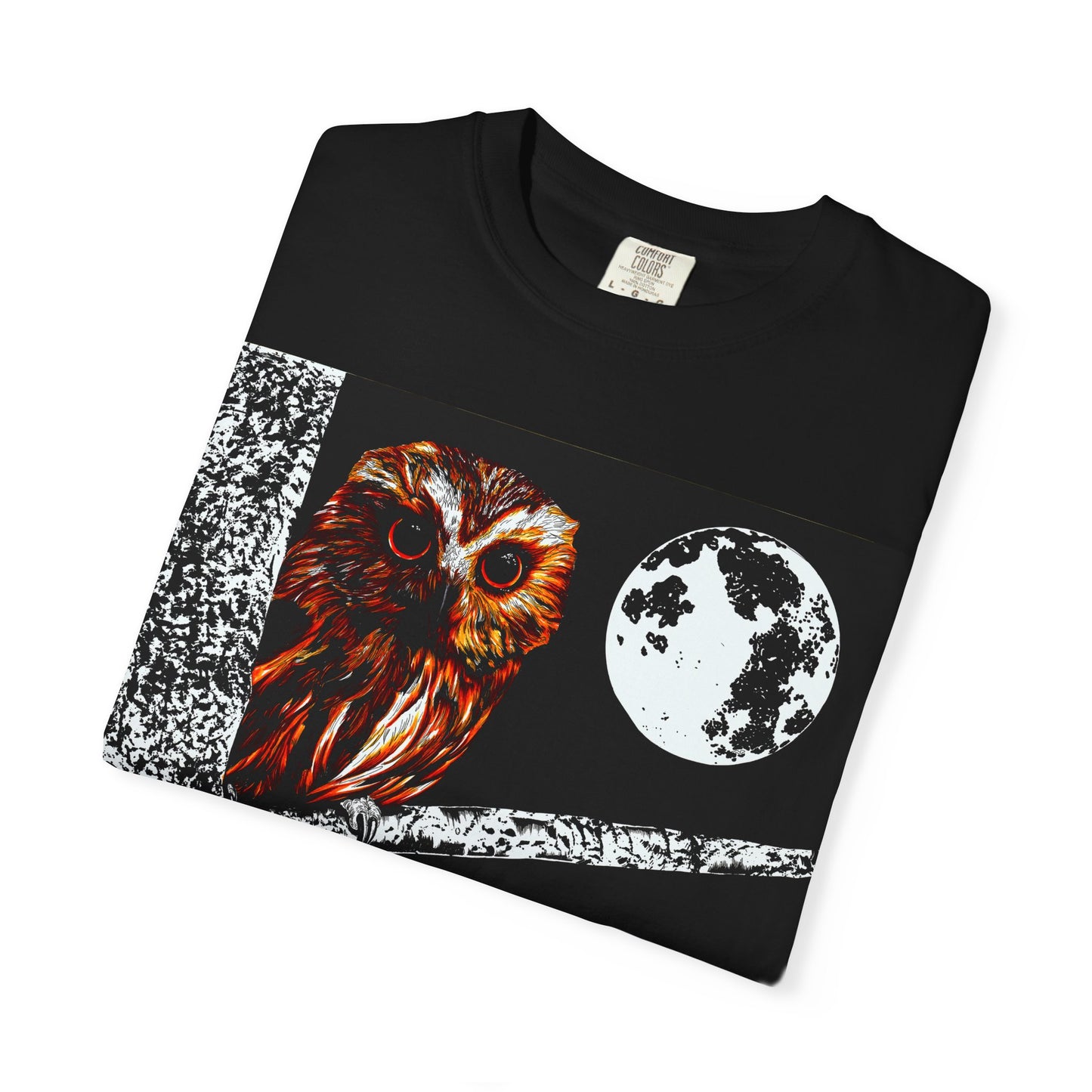 Moonlit Owl Unisex T-Shirt - Nature-Inspired Graphic Tee