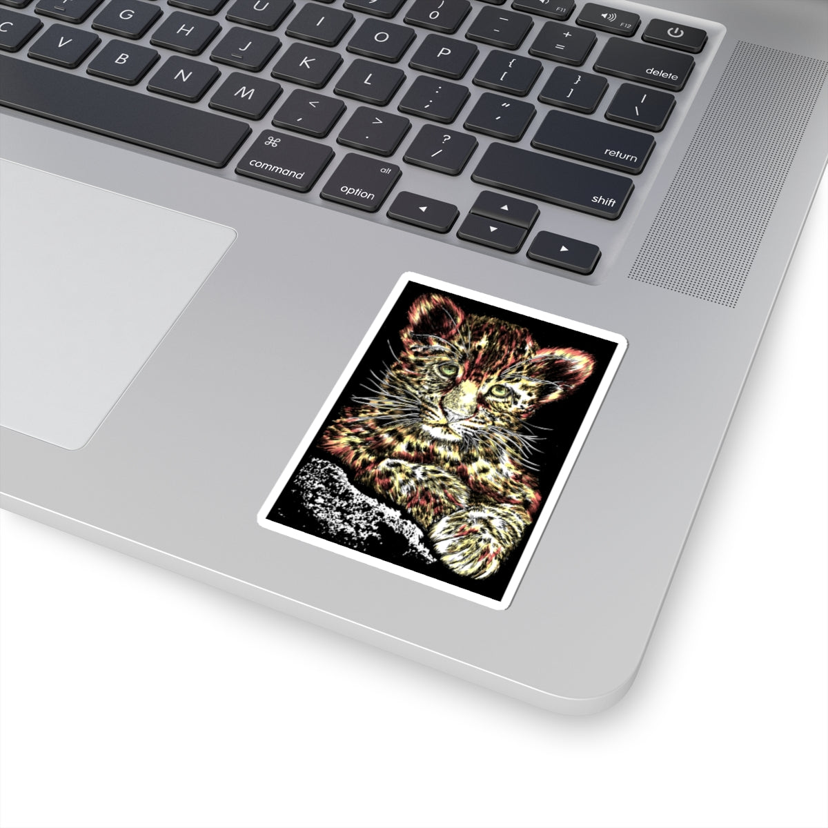 Vibrant Leopard Kiss-Cut Stickers – Perfect for Animal Lovers