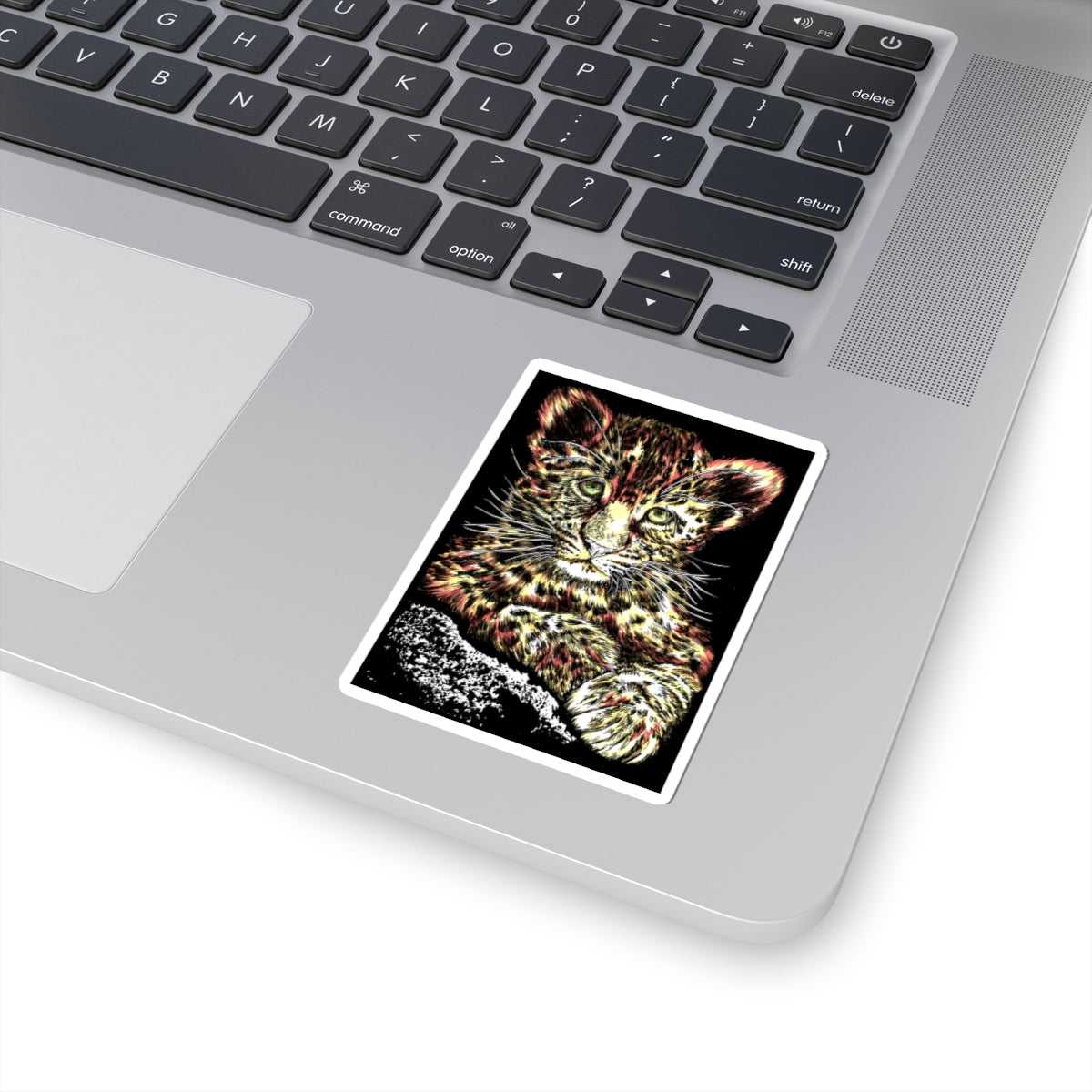 Indulge your wild side with a Vibrant Leopard Kiss-Cut Stickers – Perfect for Animal Lovers! Add some fierce flair to your belongings now.