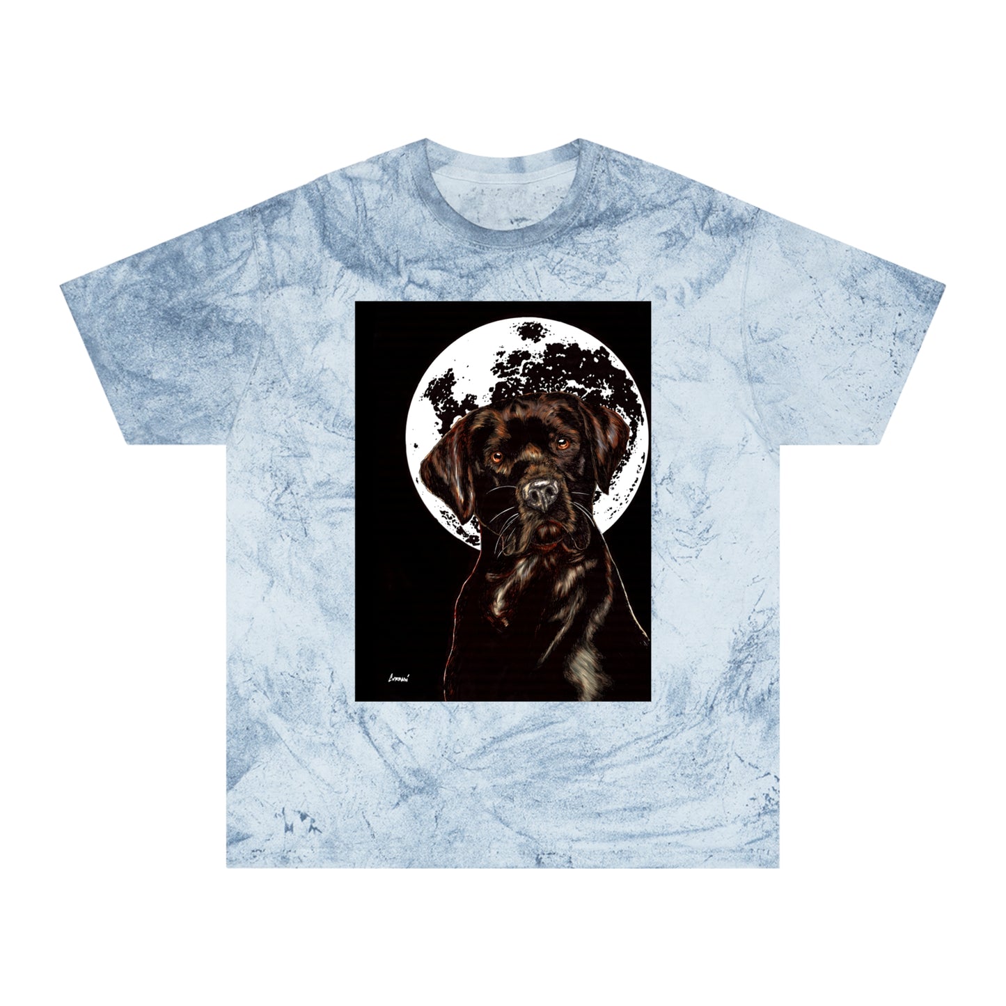 Chocolate Labrador T-Shirt - Artistic Dog Tee for Pet Lovers