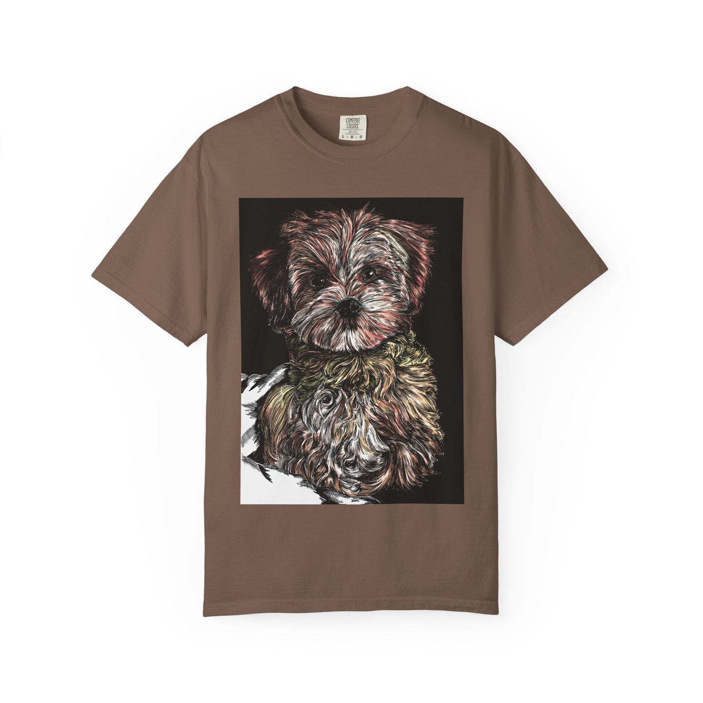 Puppy Art Unisex Garment-Dyed T-Shirt – Original Hand-Drawn