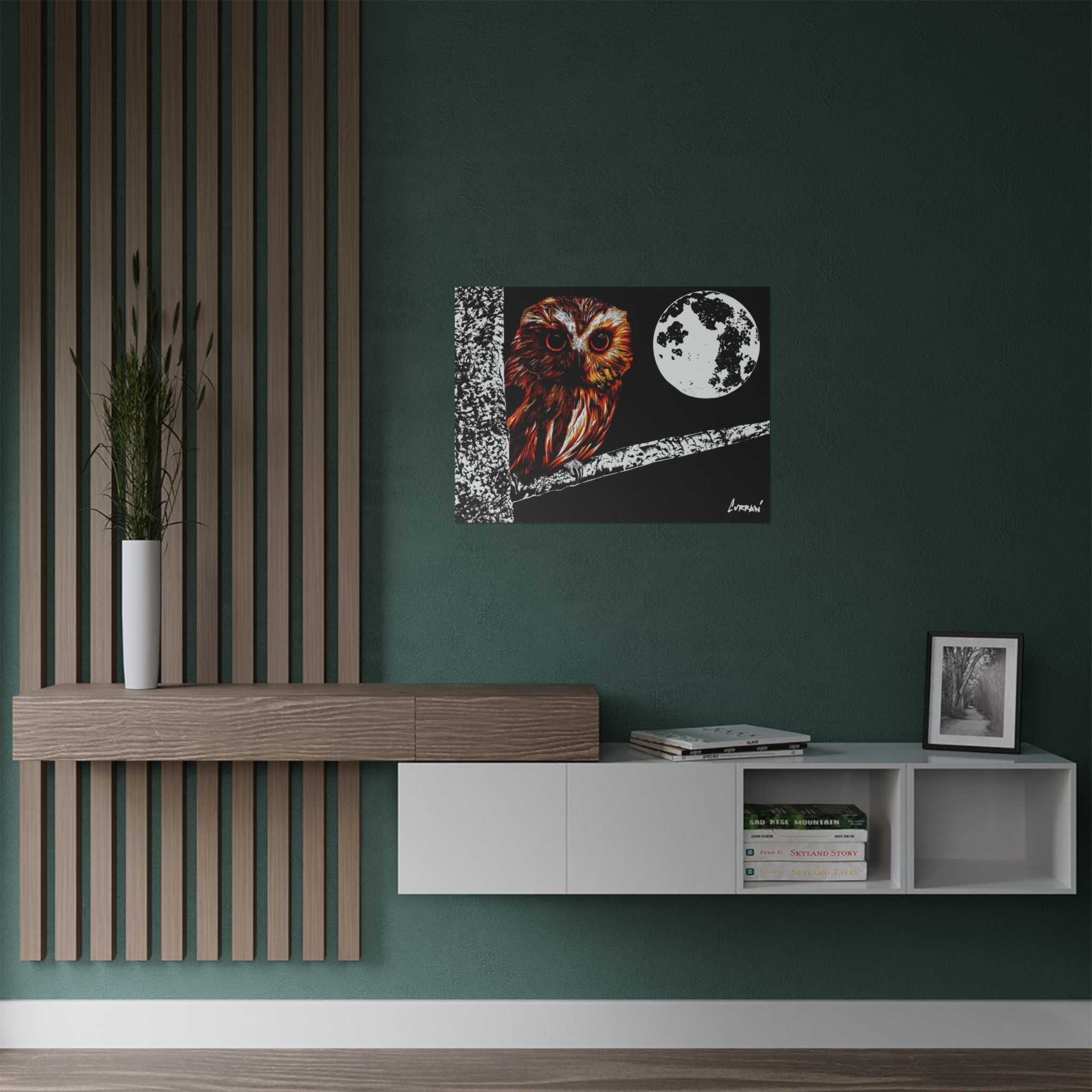 Owl Satin Poster | 300gsm Wall Art for Nature Lovers