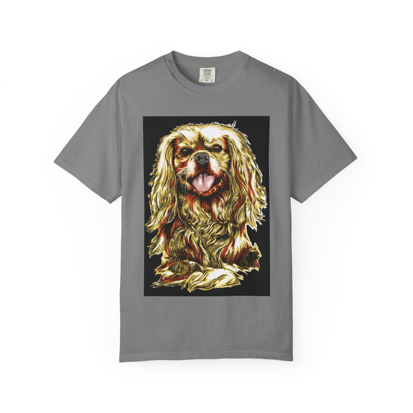Cocker Spaniel Unisex Tee featuring Hand Drawn Art