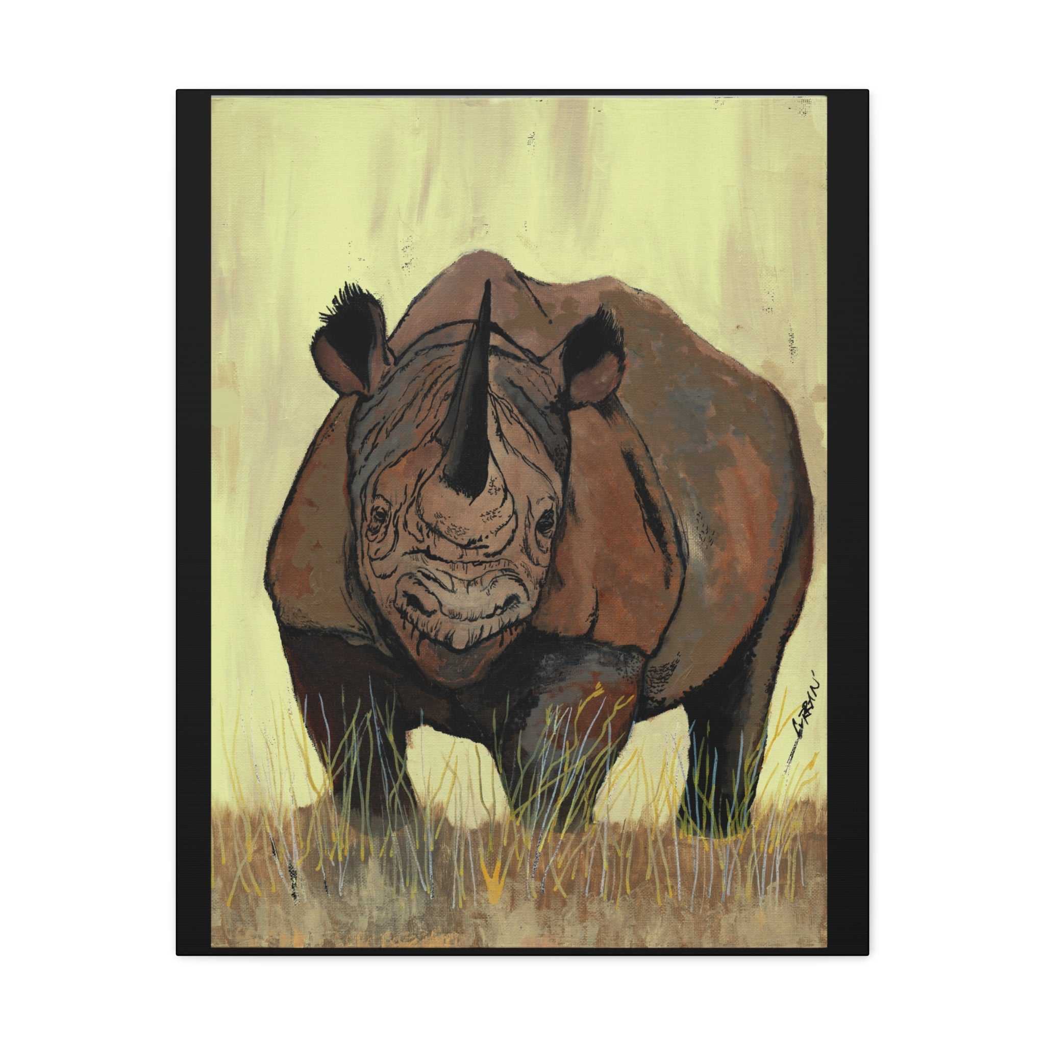 Transform your space with our stunning Rhino Wall Art Print of the Original, hand drawn wall art of a Rhino masterpiece. Elevate your décor now!