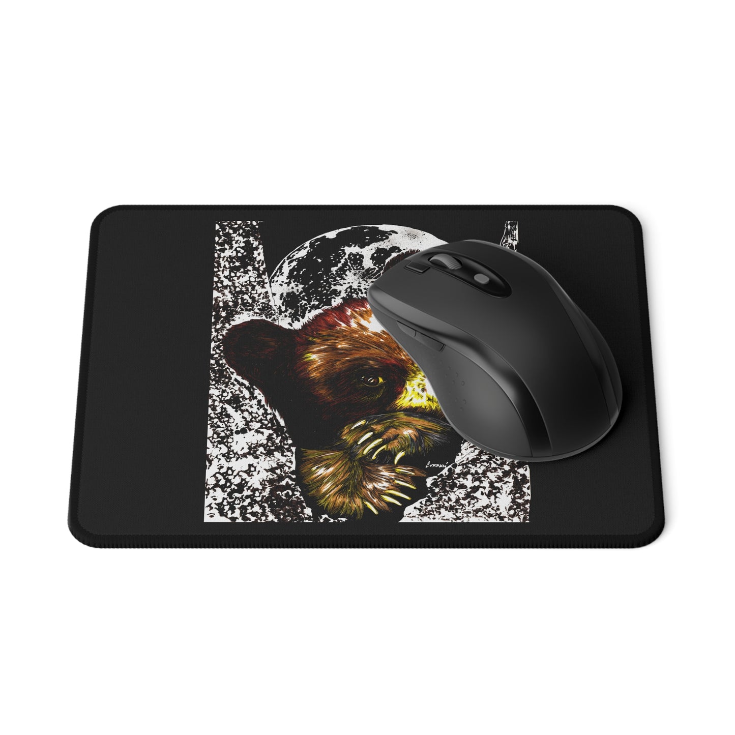 Brown Bear Cub Non-Slip Gaming Mouse Pad
