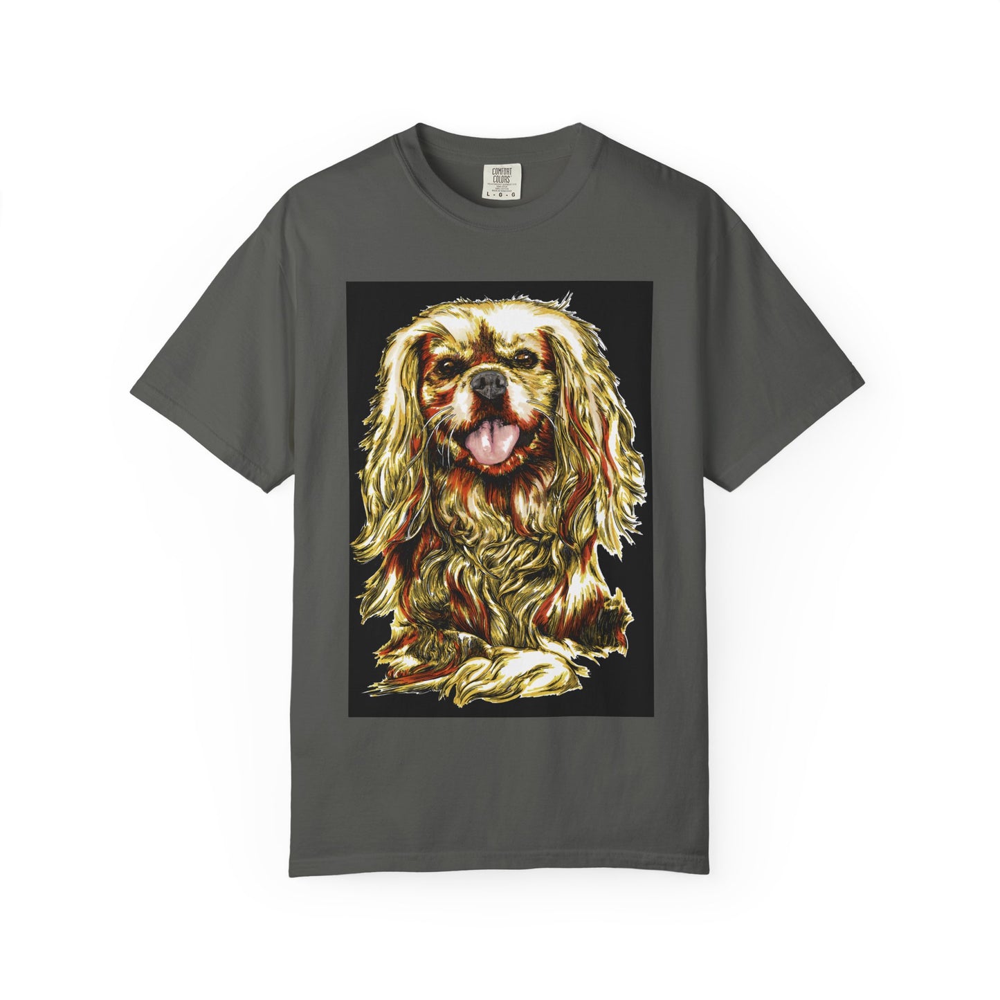 Cocker Spaniel Unisex Tee featuring Hand Drawn Art