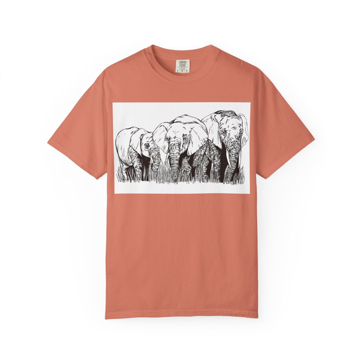 Eco-Friendly Elephant Graphic Unisex T-Shirt