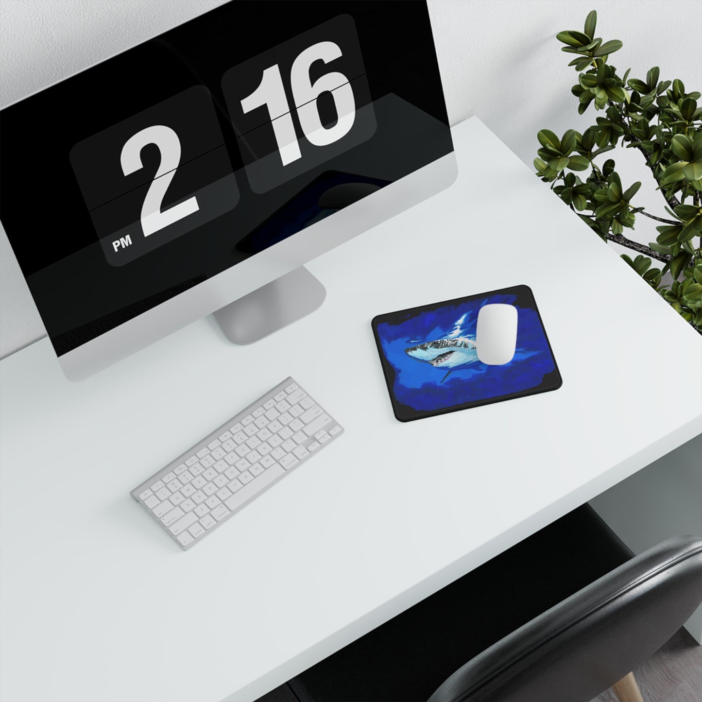 Shark Design Non-Slip Gaming Mouse Pad - Perfect for Gamers and Ocean Lovers