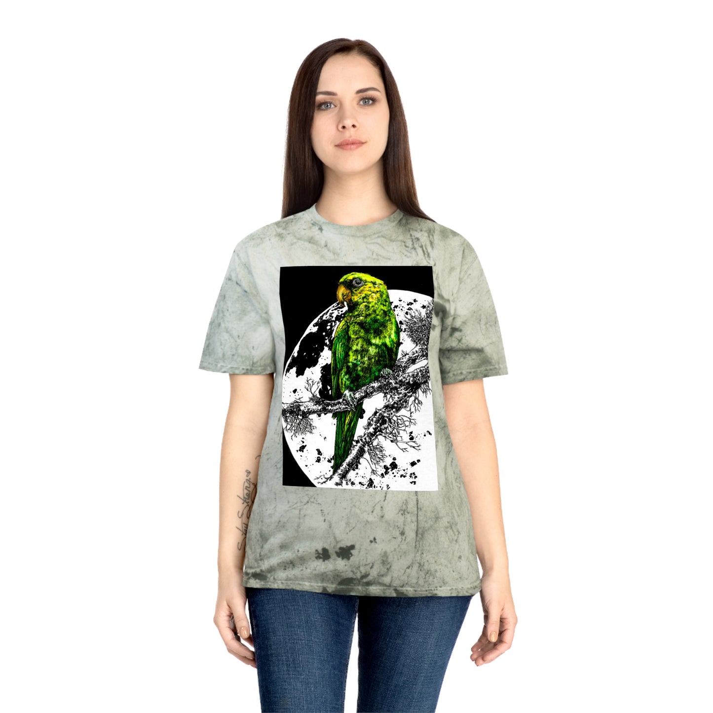 Parrot Color Blast Unisex T-Shirt - Vibrant Bird Art Tee