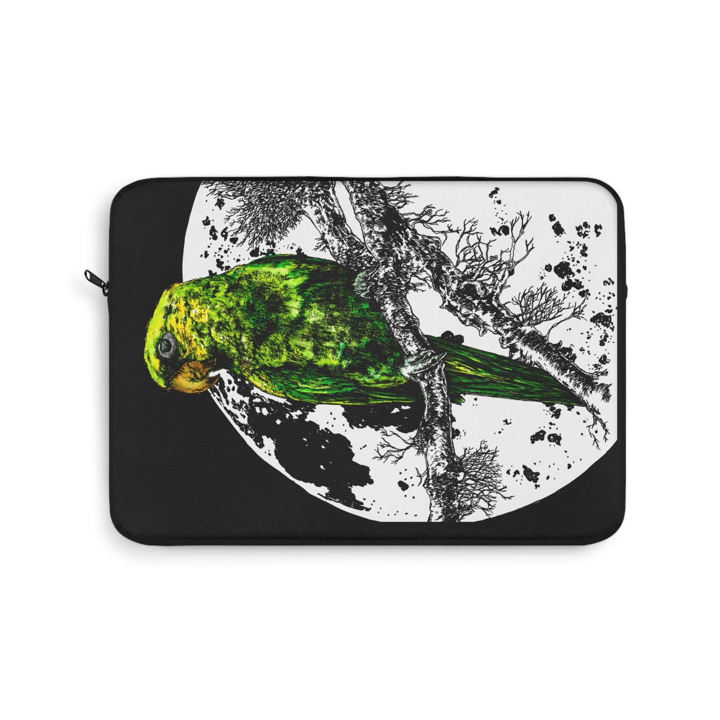 Parrot Laptop Sleeve - Eco-friendly, Bohemian Tech Accessory