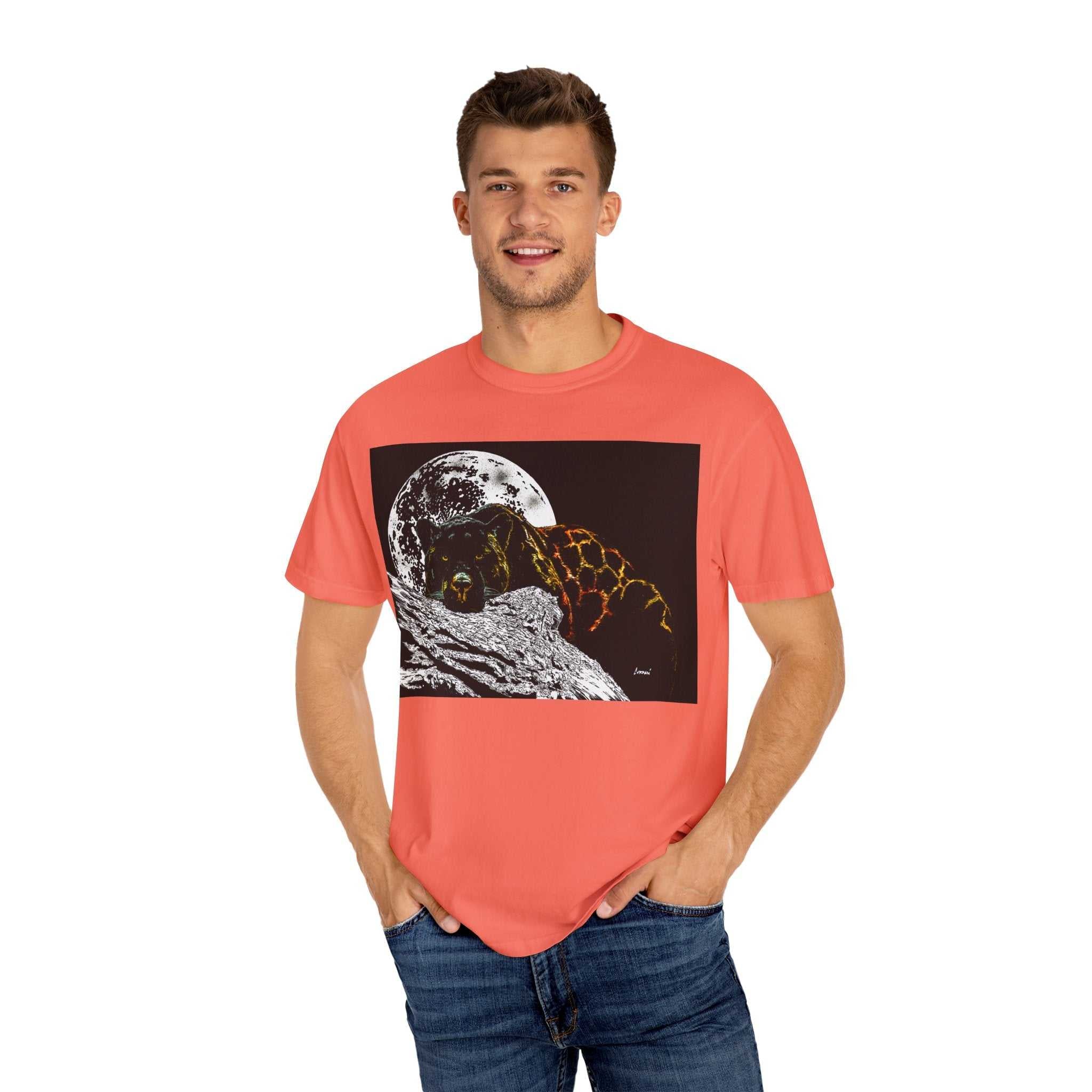 Panther Unisex T-Shirt - Garment-Dyed Animal Tee