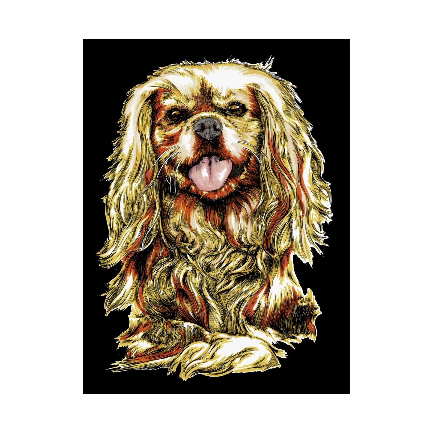 Cocker Spaniel Satin Poster - Art Print