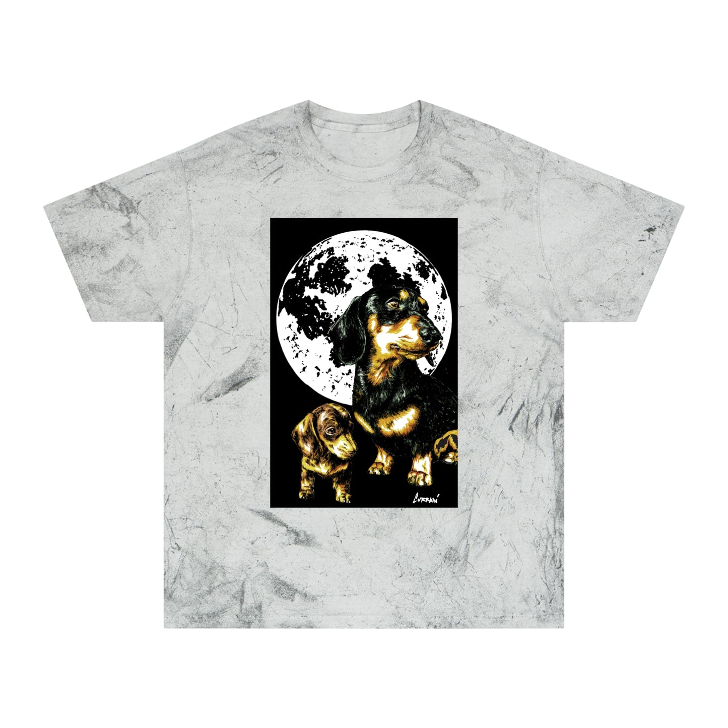 Puppy Color Blast Graphic T-Shirt - Unisex Pet Lover Tee