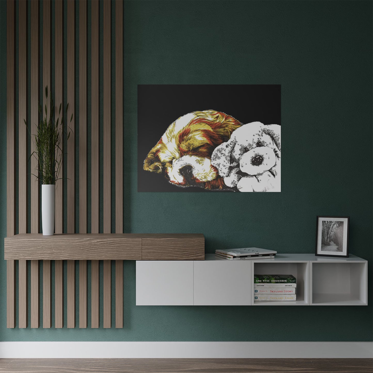 Cocker Spaniel Satin Poster - Heartwarming Dog Design
