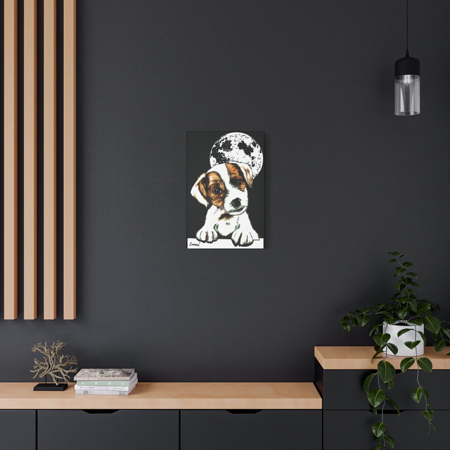 Beagle Wall Art Print of the Original, hand drawn wall art