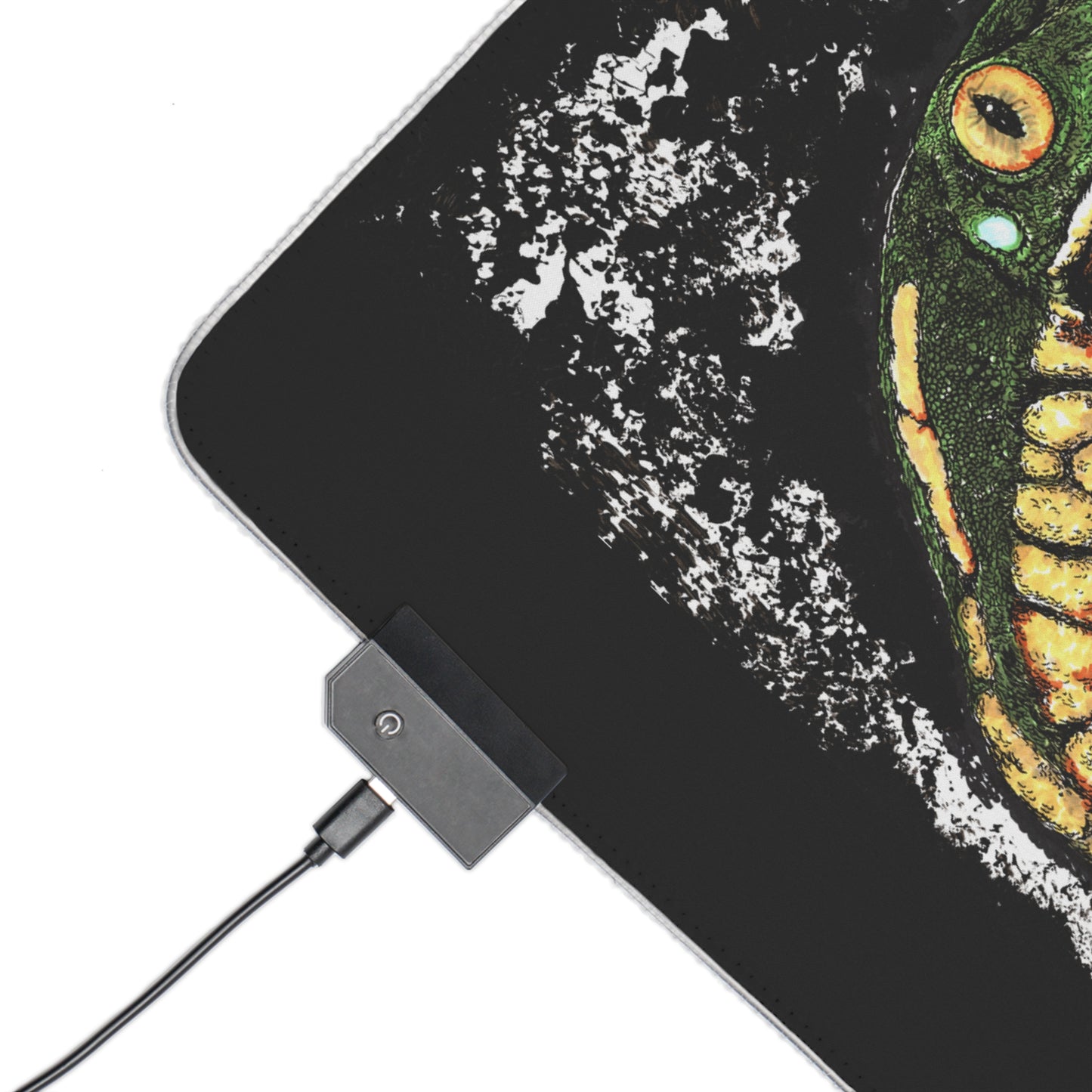 Vibrant LED Gaming Mouse Pad with Frog Design - Ideal for Gamers & Streamers