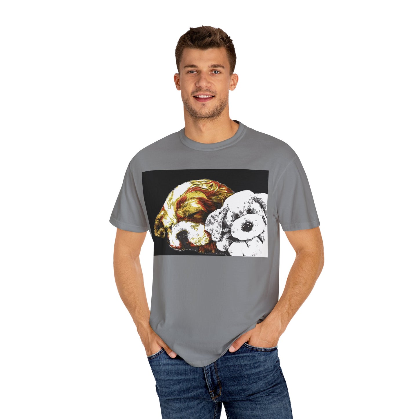 Cocker Spaniel T-shirt - Hand Drawn Art Design