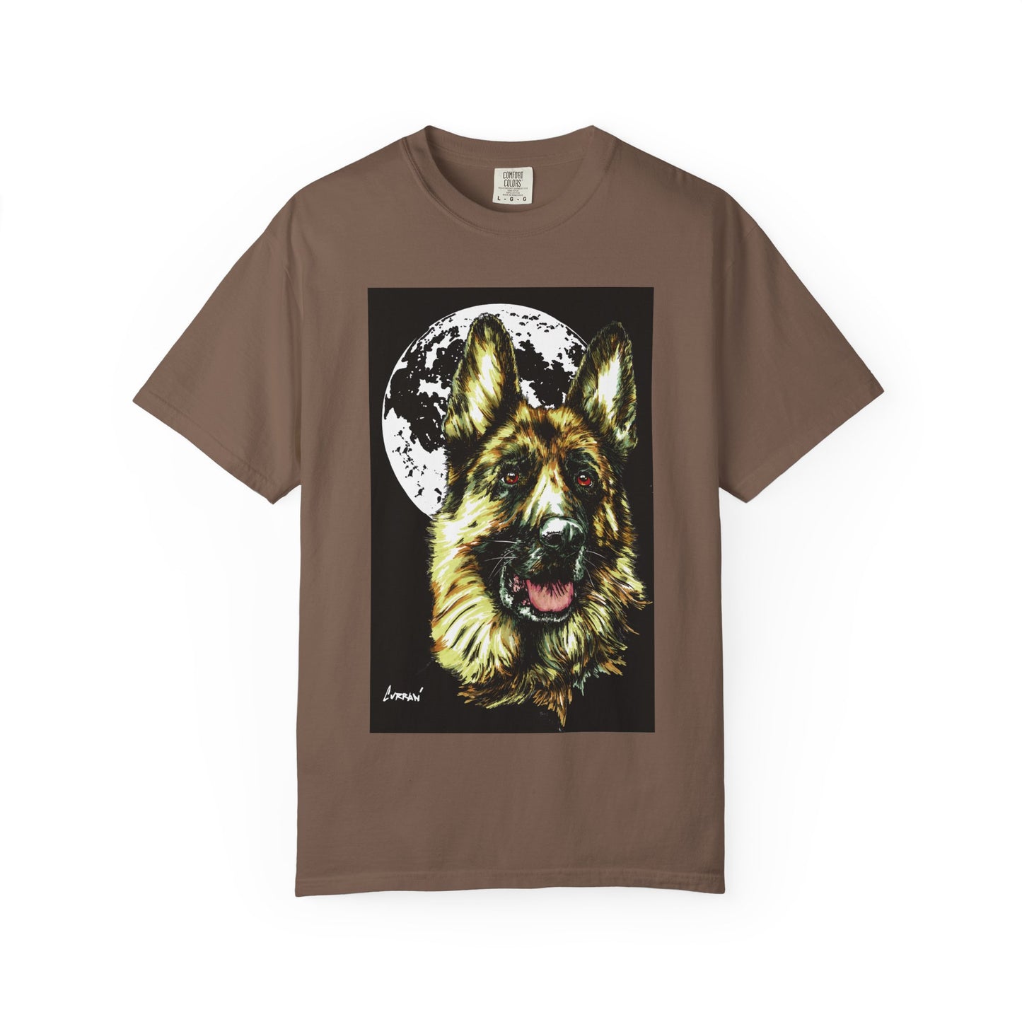 German Shepherd Hand Painted Unisex T-shirt