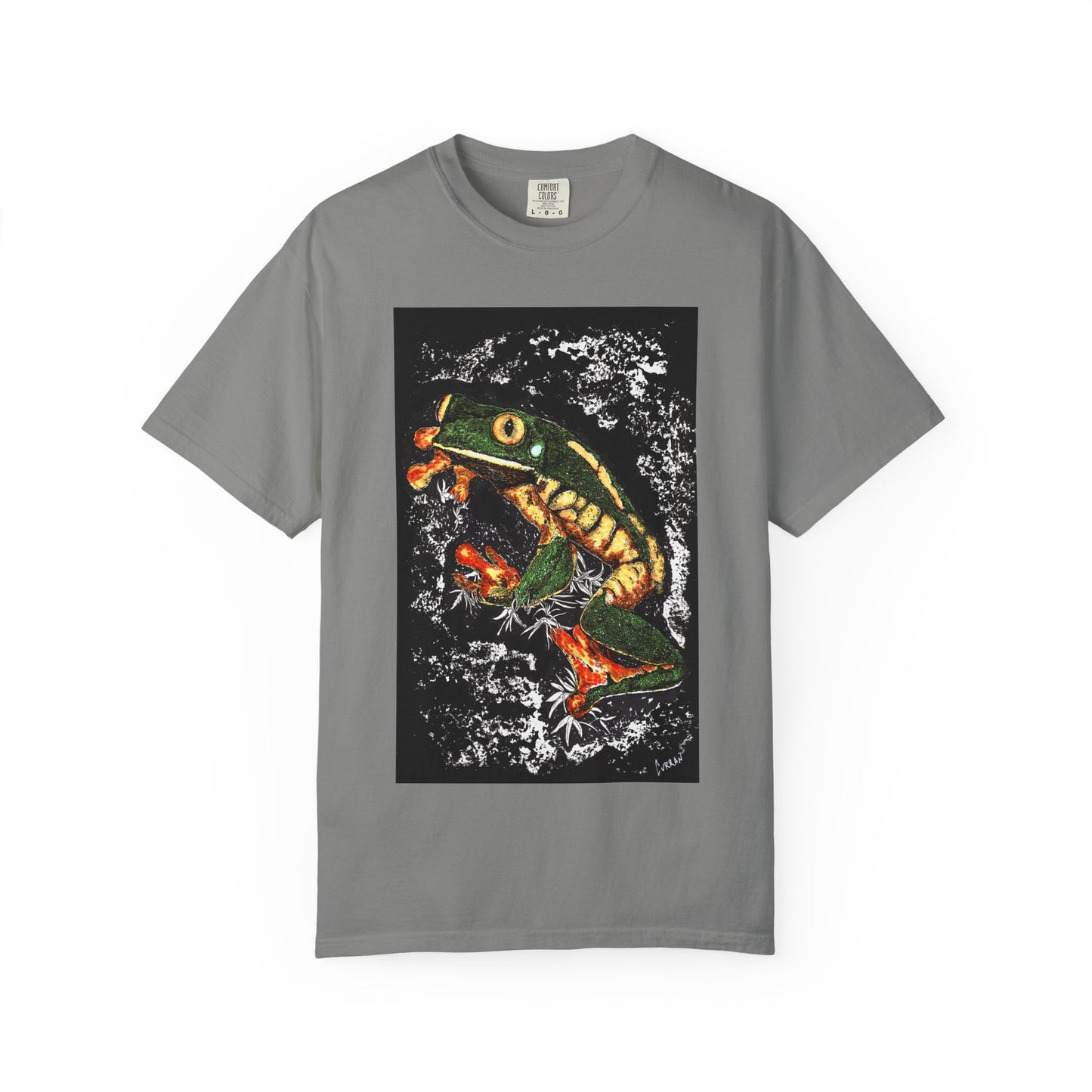 Colorful Frog Unisex T-shirt - Eco-Friendly Art Tee