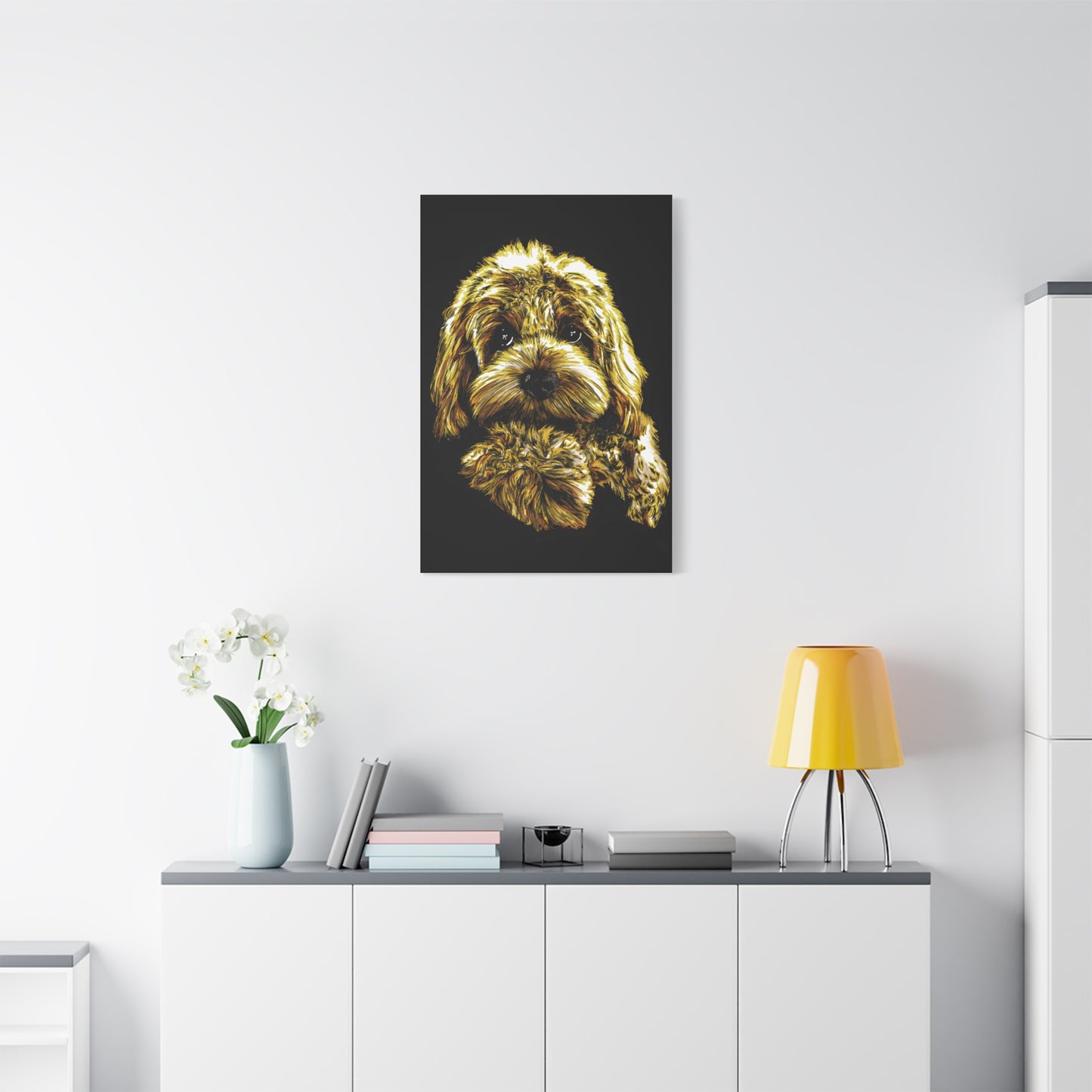 Goldendoodle Print, Hand-Drawn Original Dog Art,