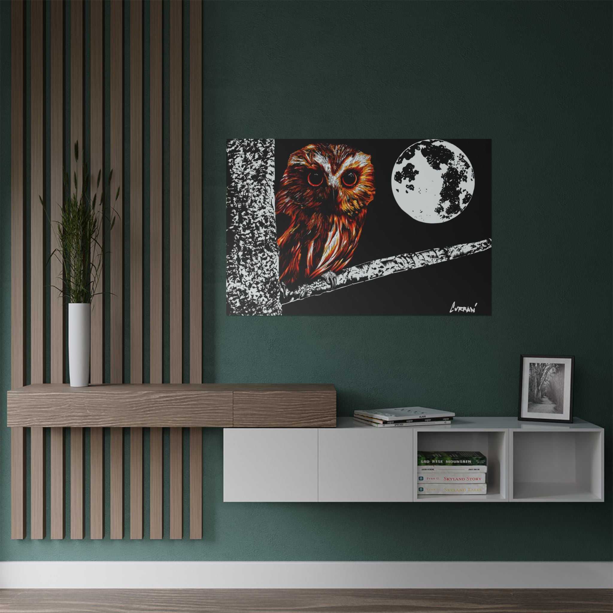 Owl Satin Poster | 300gsm Wall Art for Nature Lovers