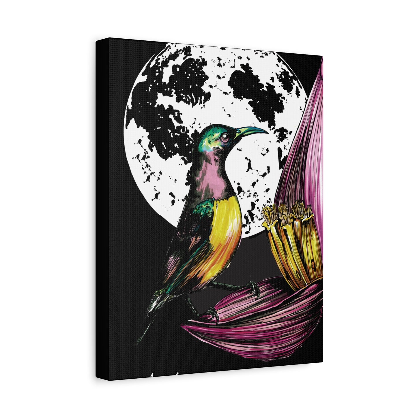 Hummingbird Wall Art Print of the Original, hand drawn