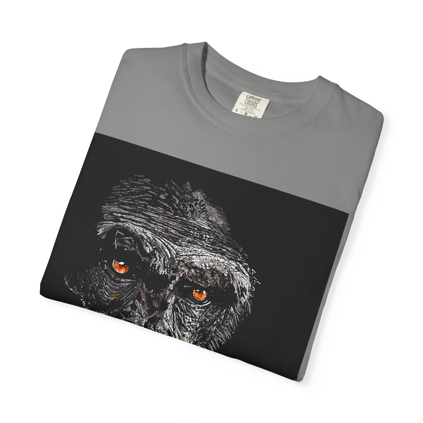 Gorilla Garment-Dyed Art T-Shirt | Unique Unisex Graphic Tee
