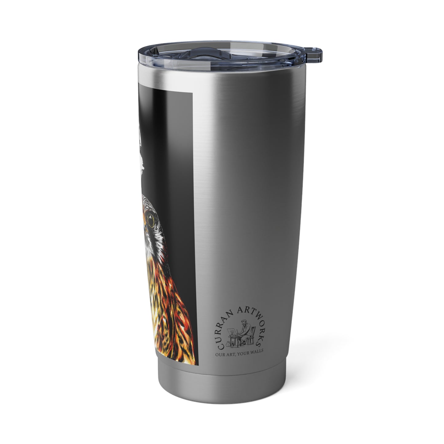 Falcon 20oz Tumbler - Original Hand Drawn Wall Art,