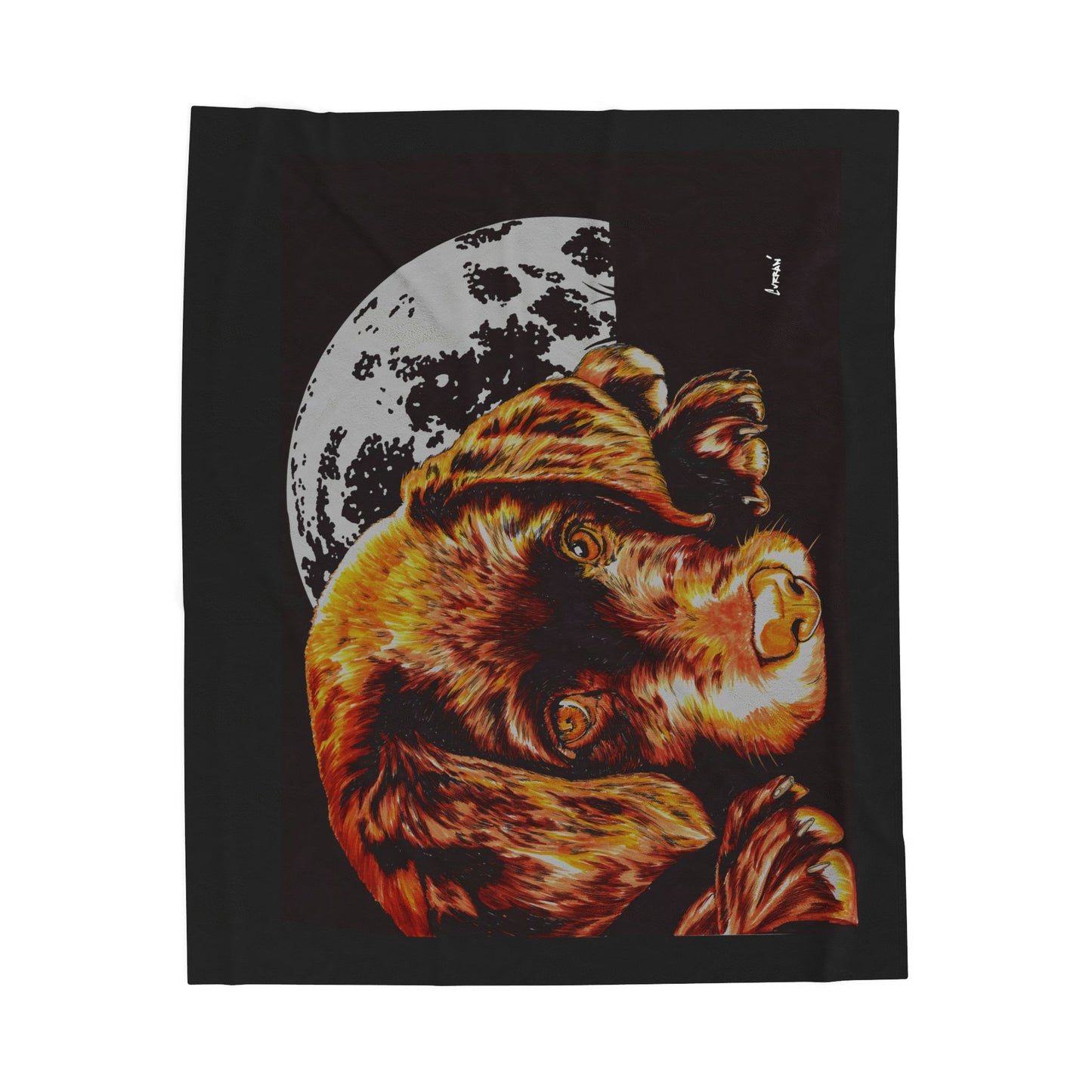 Chocolate Lab Puppy Velveteen Plush Blanket Stunning Design