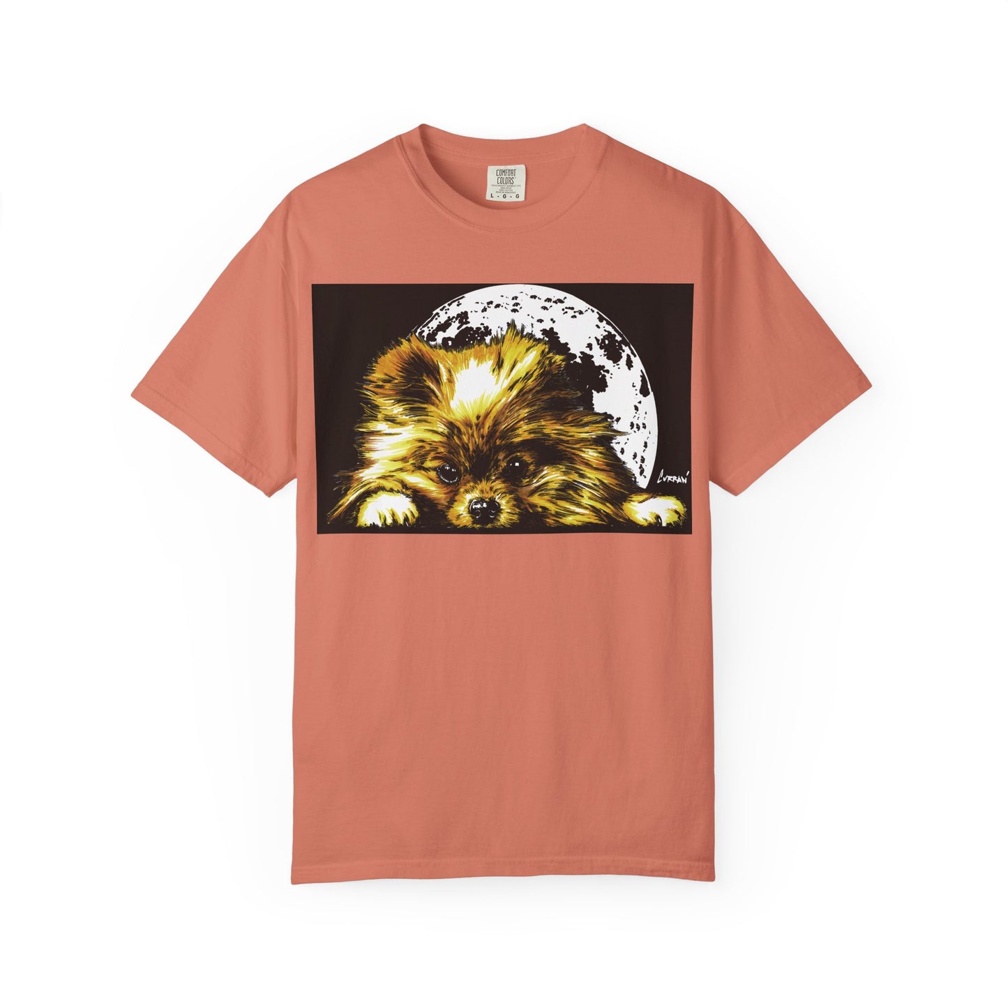 Pomeranian Unisex T-shirt - Hand Painted Art Design