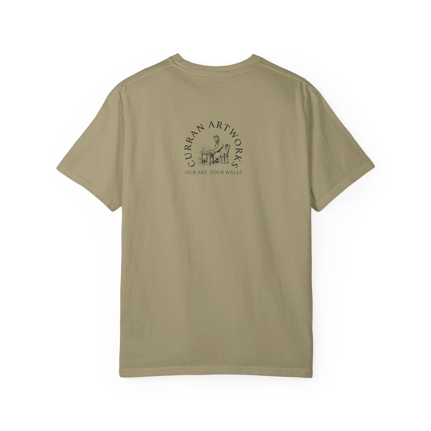 German Sheppard Puppy Unisex T-shirt - Hand Drawn Art