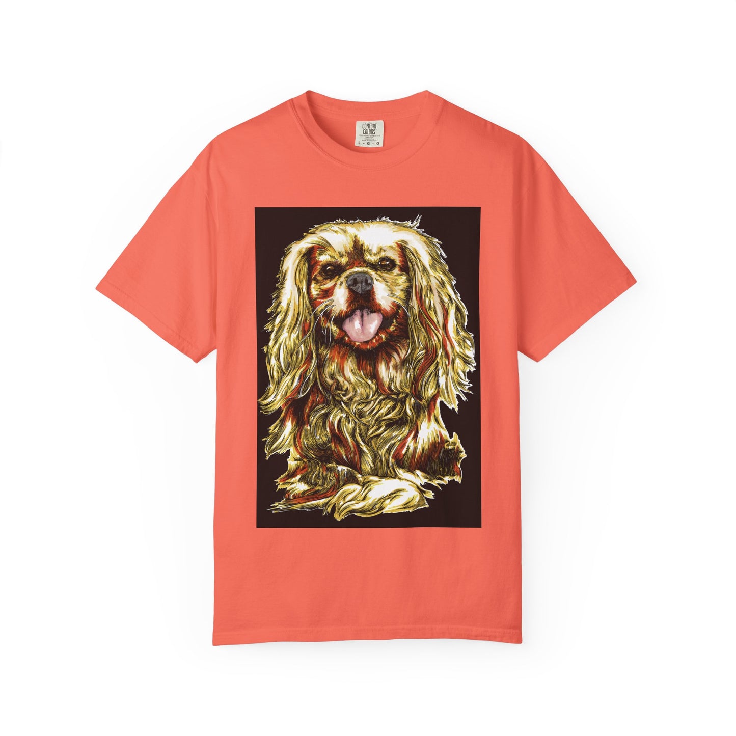Cocker Spaniel Unisex Tee featuring Hand Drawn Art