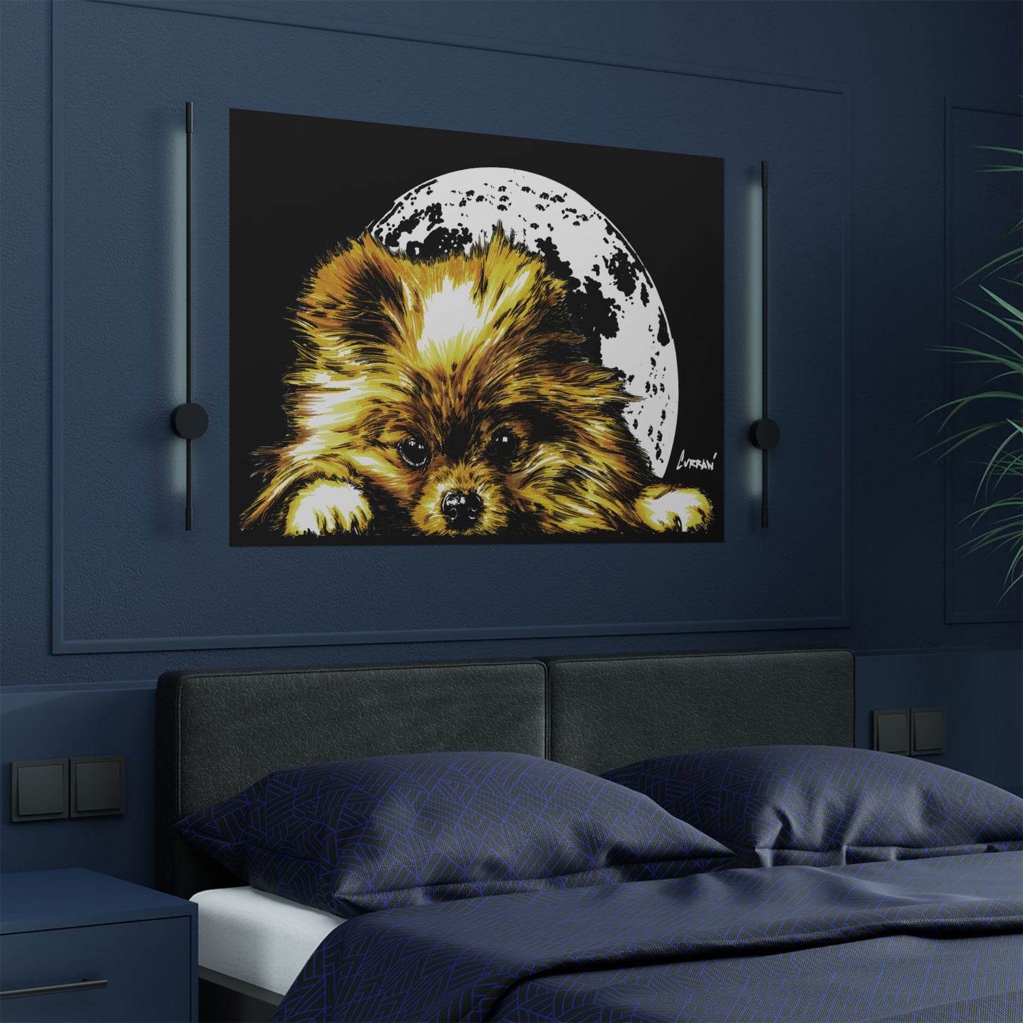 Beautiful Pomeranian Art Print - Satin Poster (300gsm)