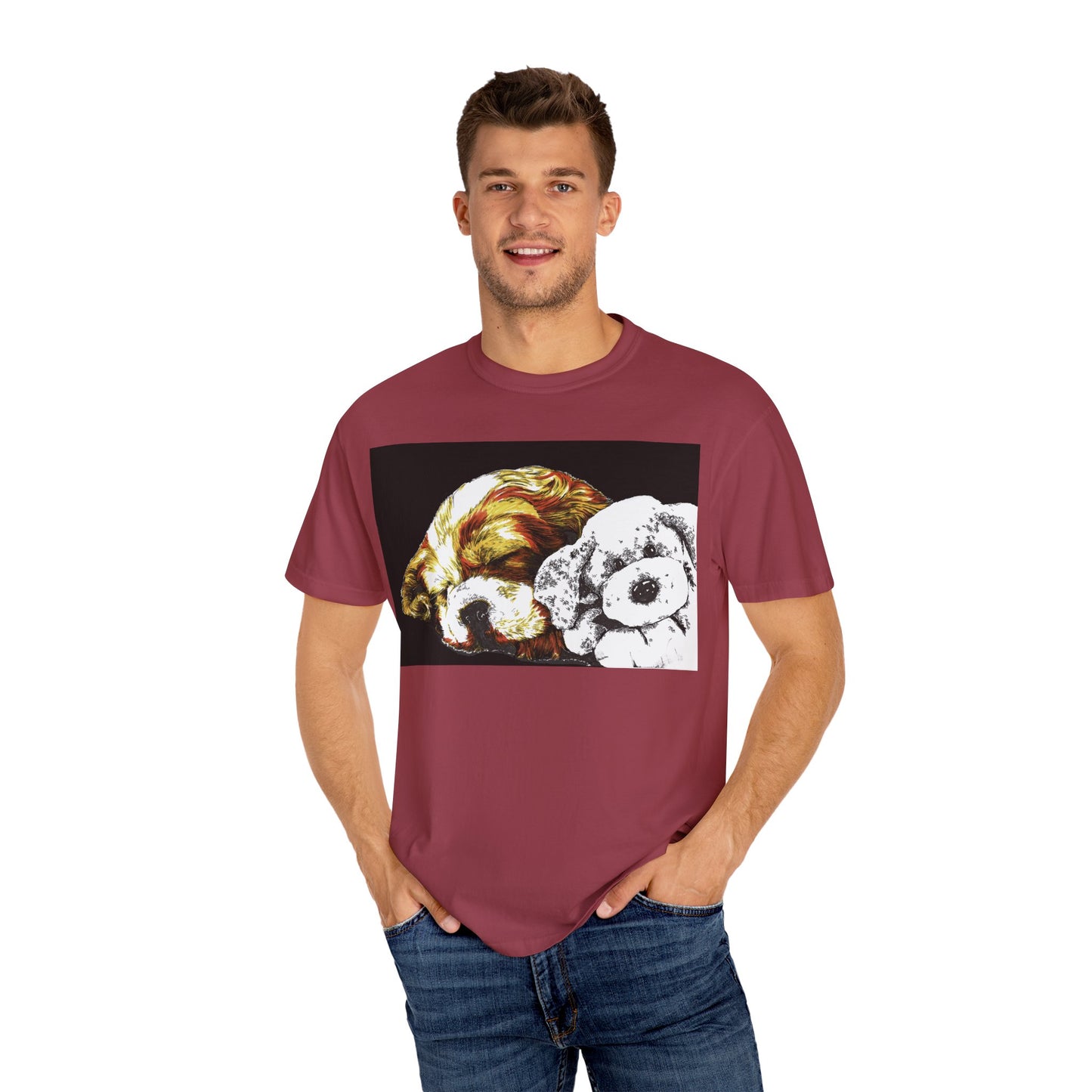 Cocker Spaniel T-shirt - Hand Drawn Art Design
