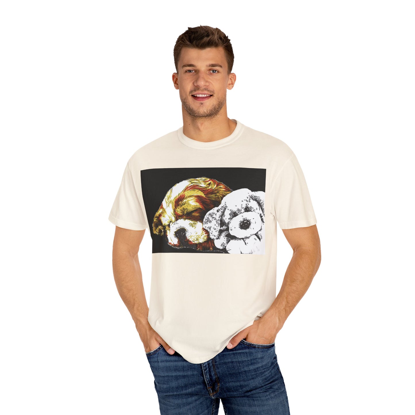 Cocker Spaniel T-shirt - Hand Drawn Art Design