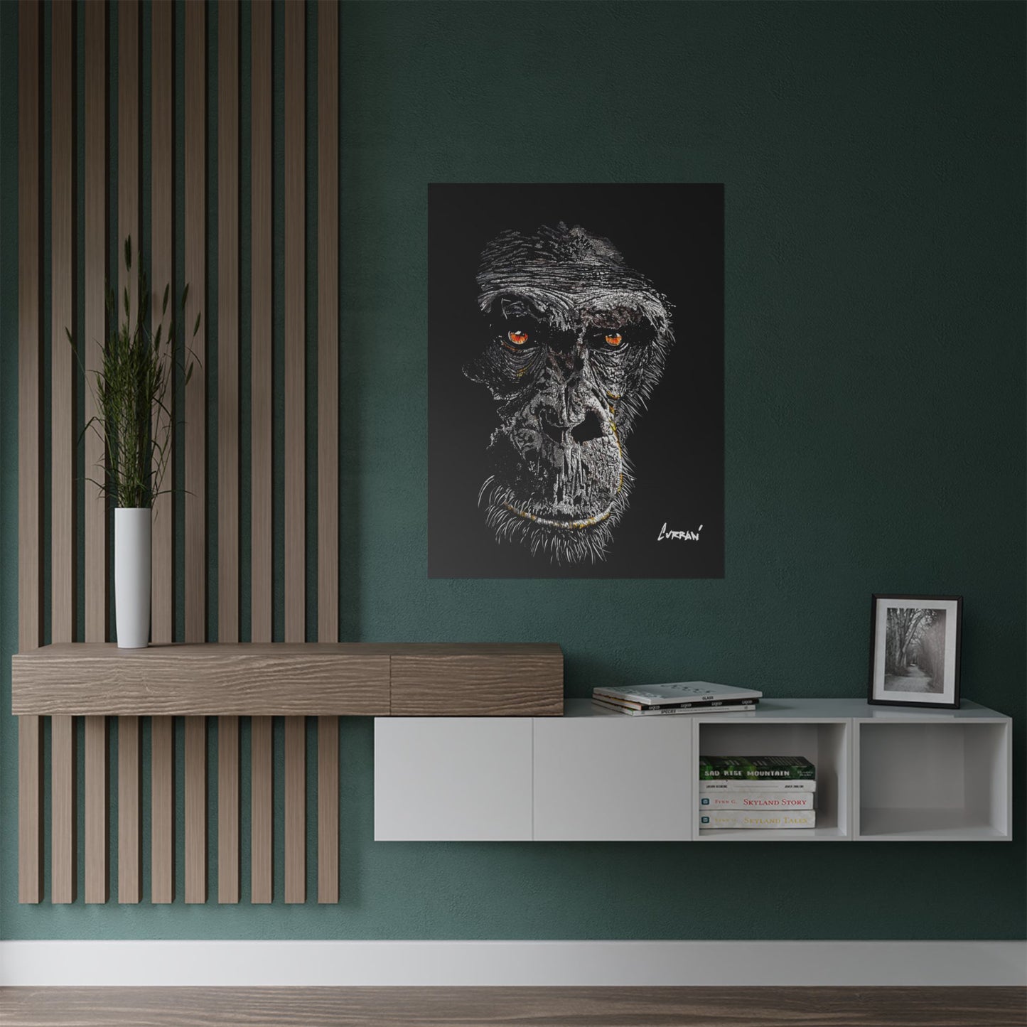 Gorilla Art Satin Poster - 300gsm | Bold Animal Wall Décor
