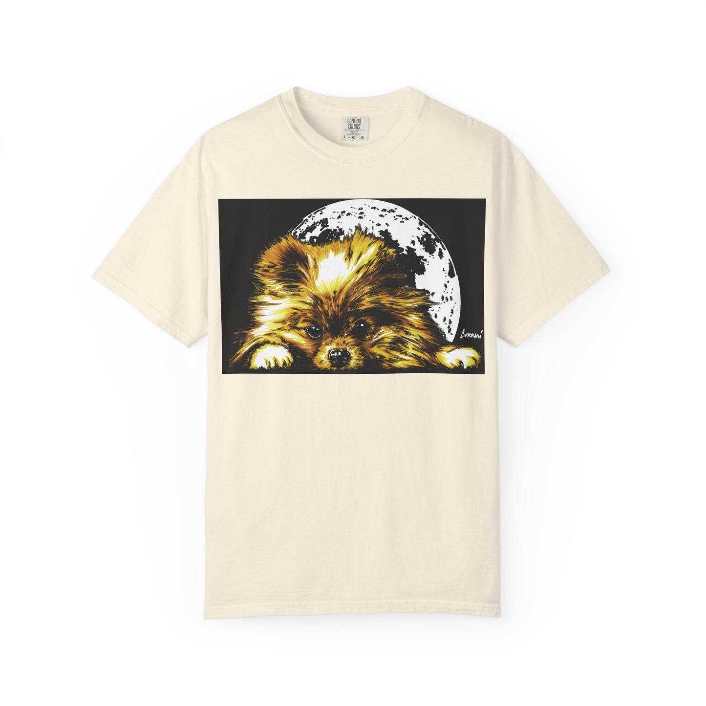 Pomeranian Unisex T-shirt - Hand Painted Art Design