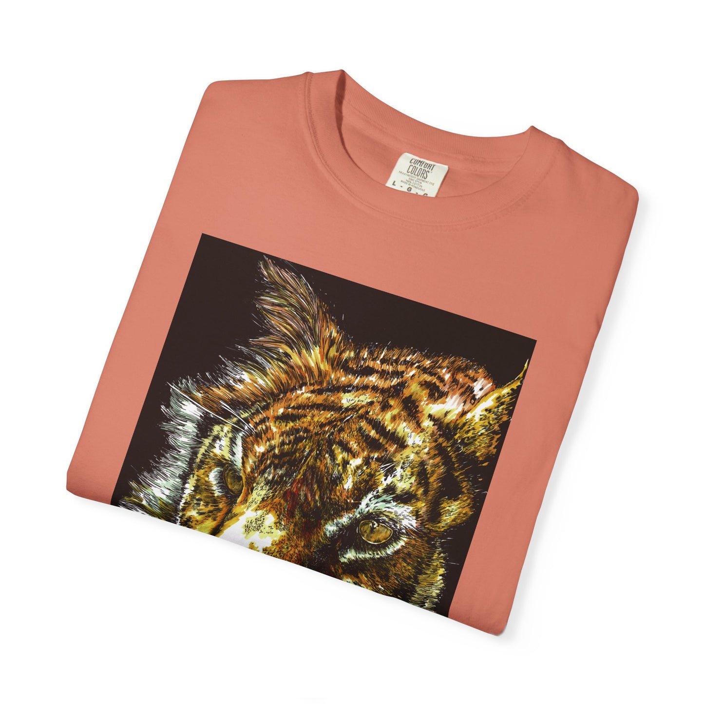 Unisex Tiger Art T-Shirt - Vibrant Animal Print - Nature Lover's Apparel
