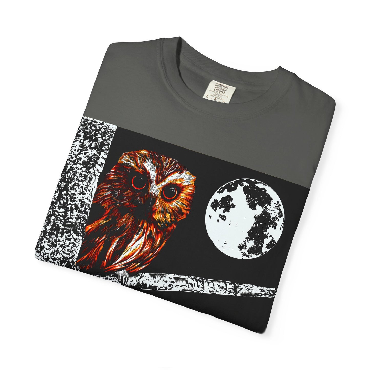 Moonlit Owl Unisex T-Shirt - Nature-Inspired Graphic Tee