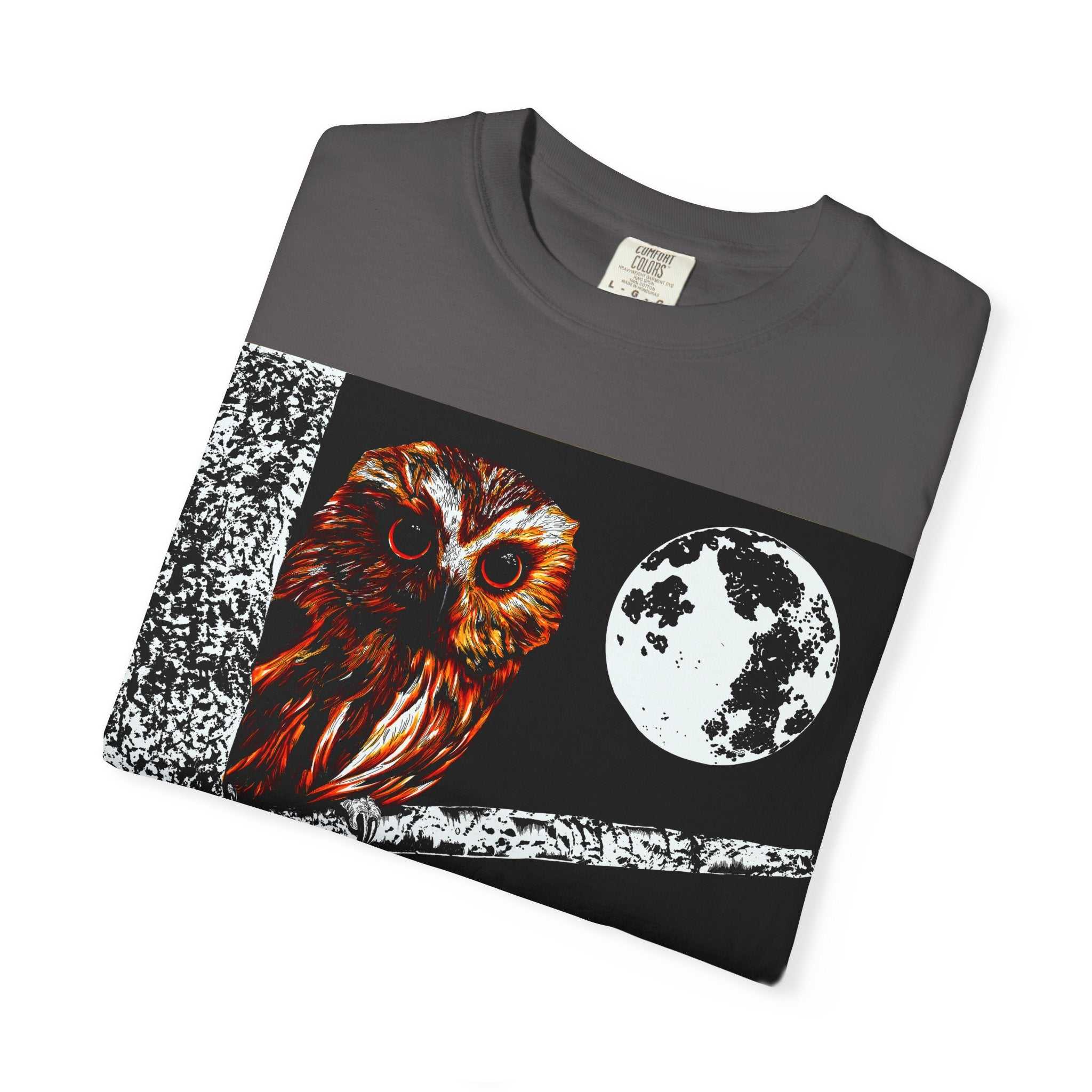 Moonlit Owl Unisex T-Shirt - Nature-Inspired Graphic Tee