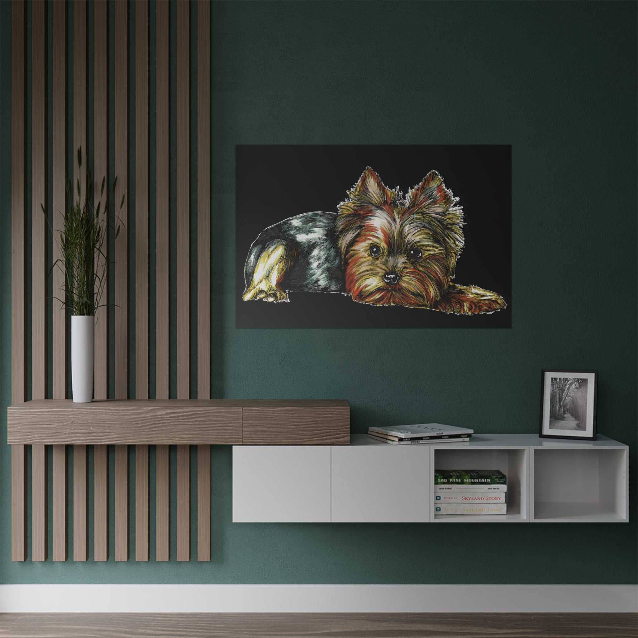Yorkshire Terrier Satin Poster - Perfect for Dog Lovers