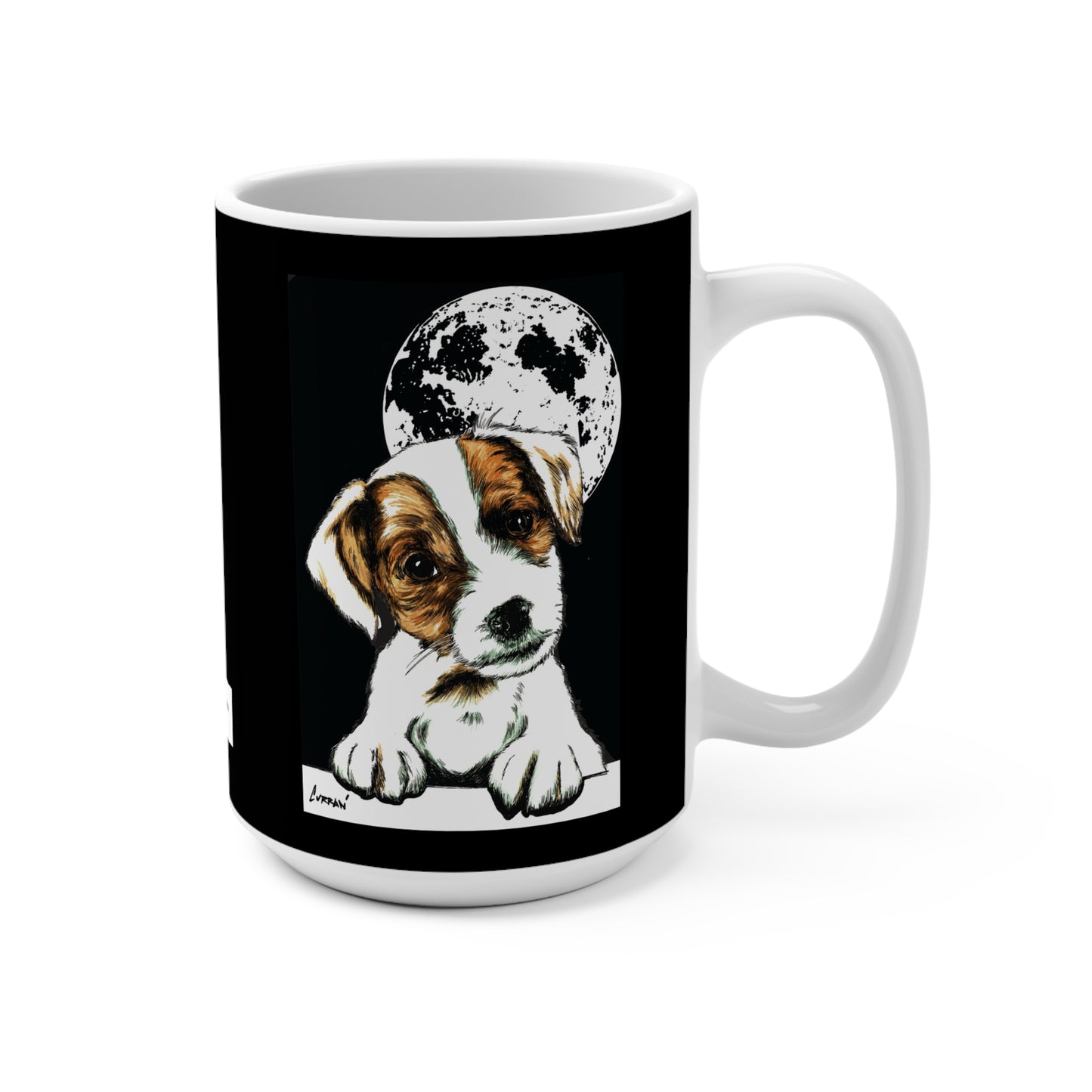 Adorable Beagle Moonlight 15oz Mug
