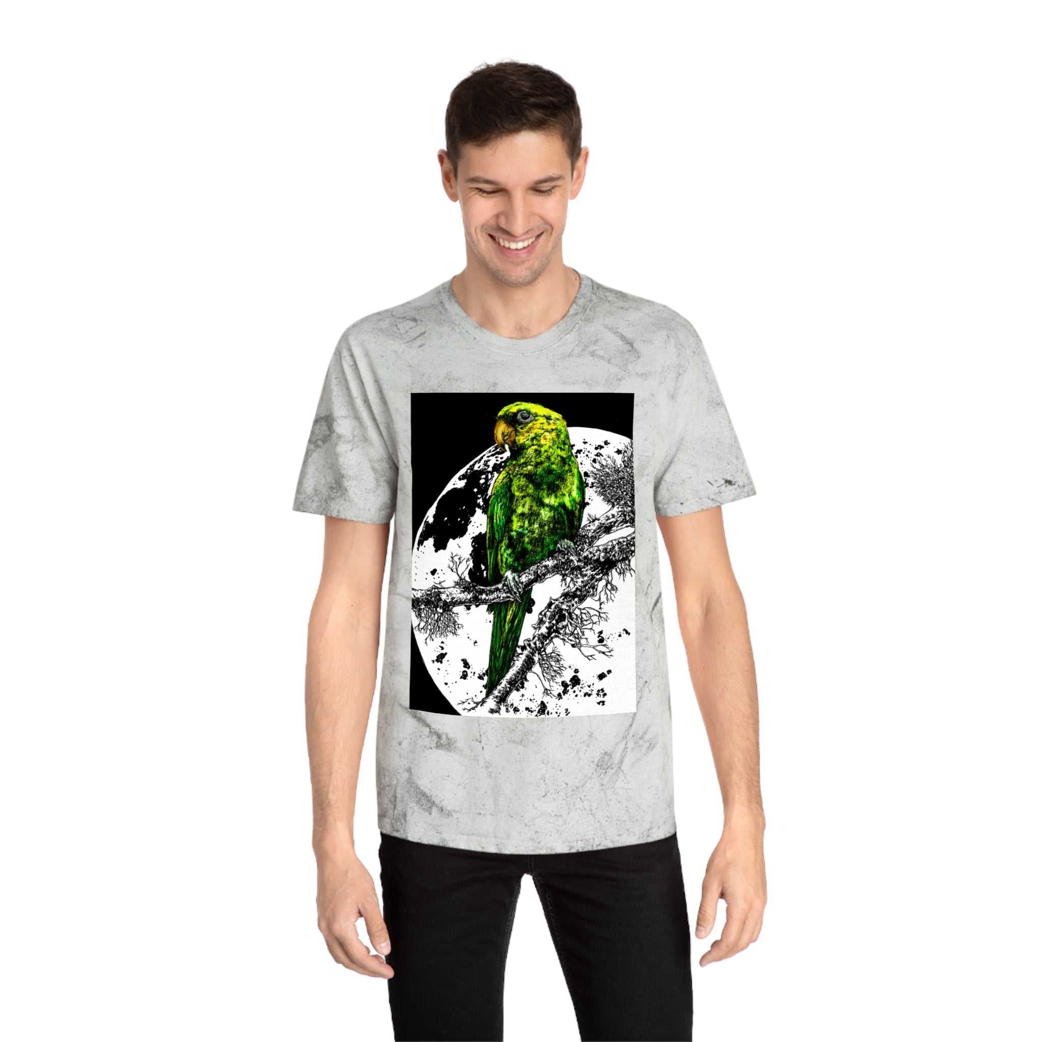 Parrot Color Blast Unisex T-Shirt - Vibrant Bird Art Tee