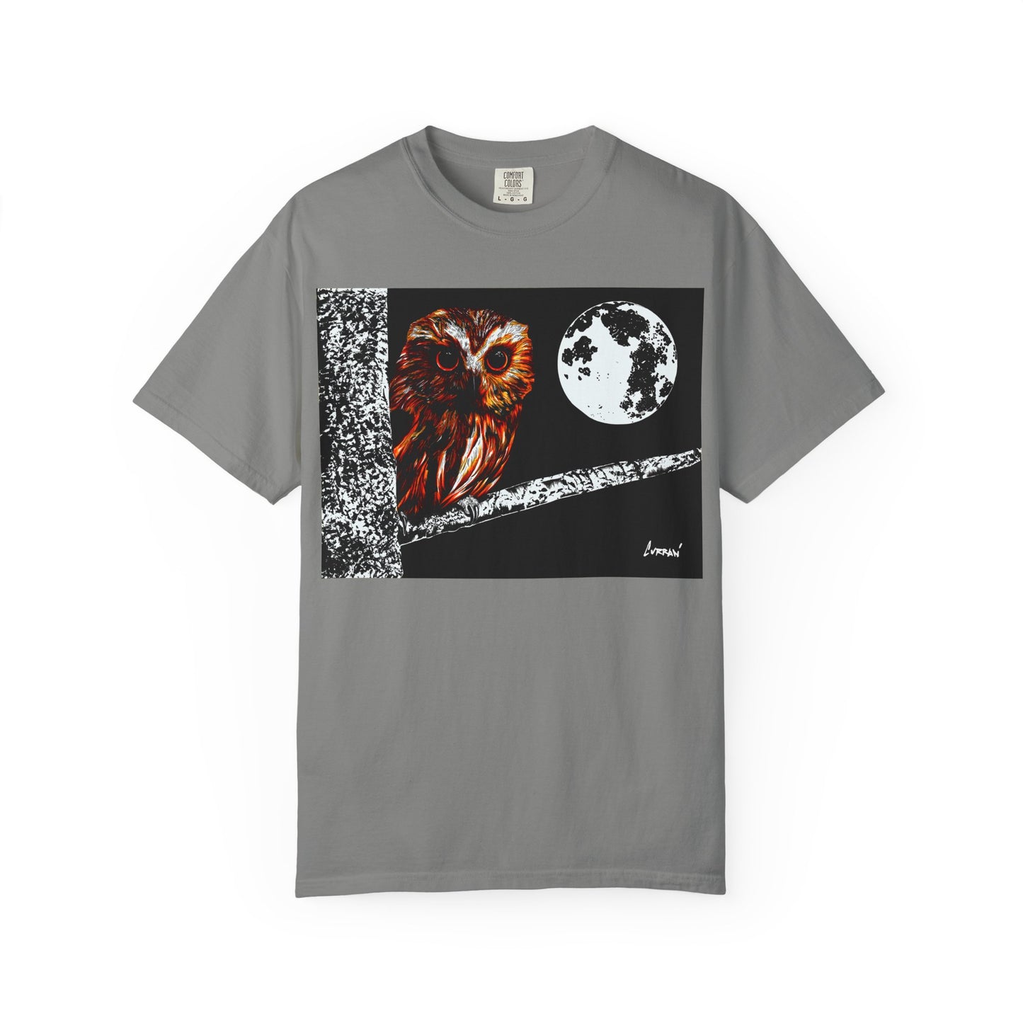 Moonlit Owl Unisex T-Shirt - Nature-Inspired Graphic Tee