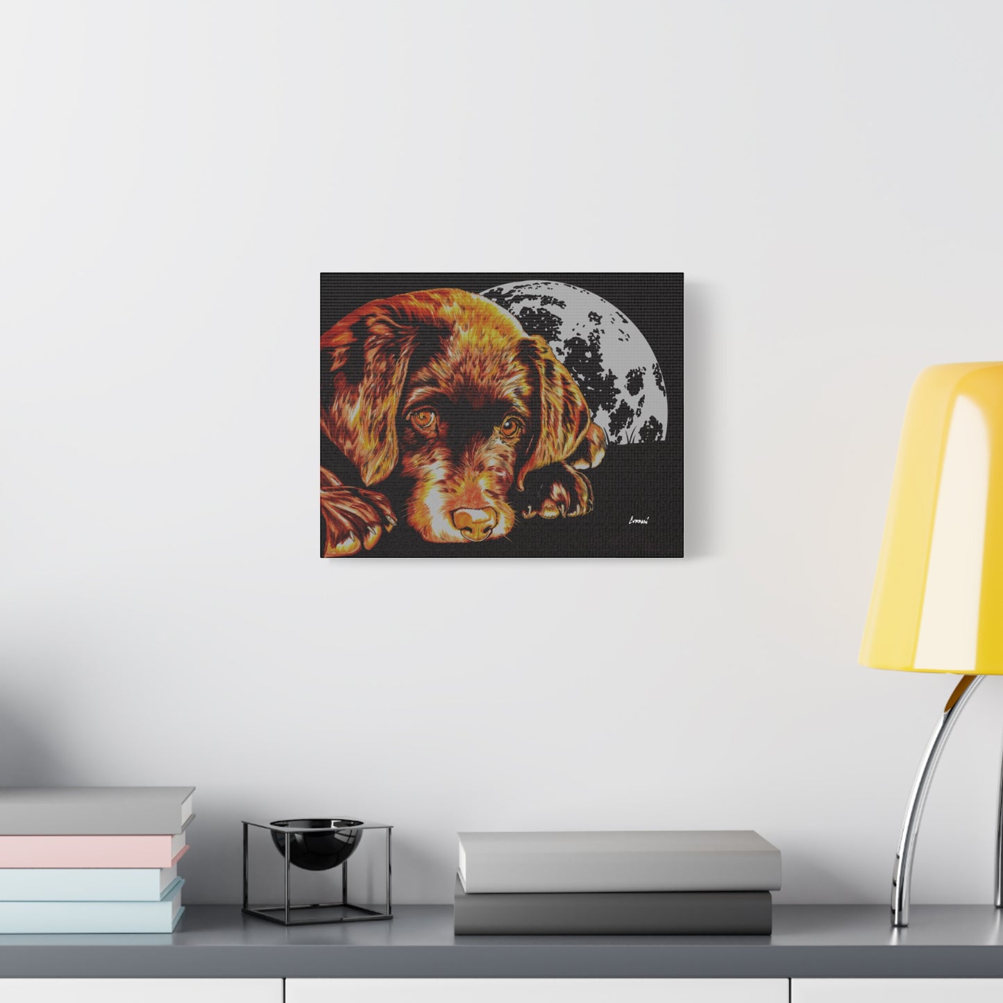 Chocolate Lab Puppy Wall Art Print of the Original