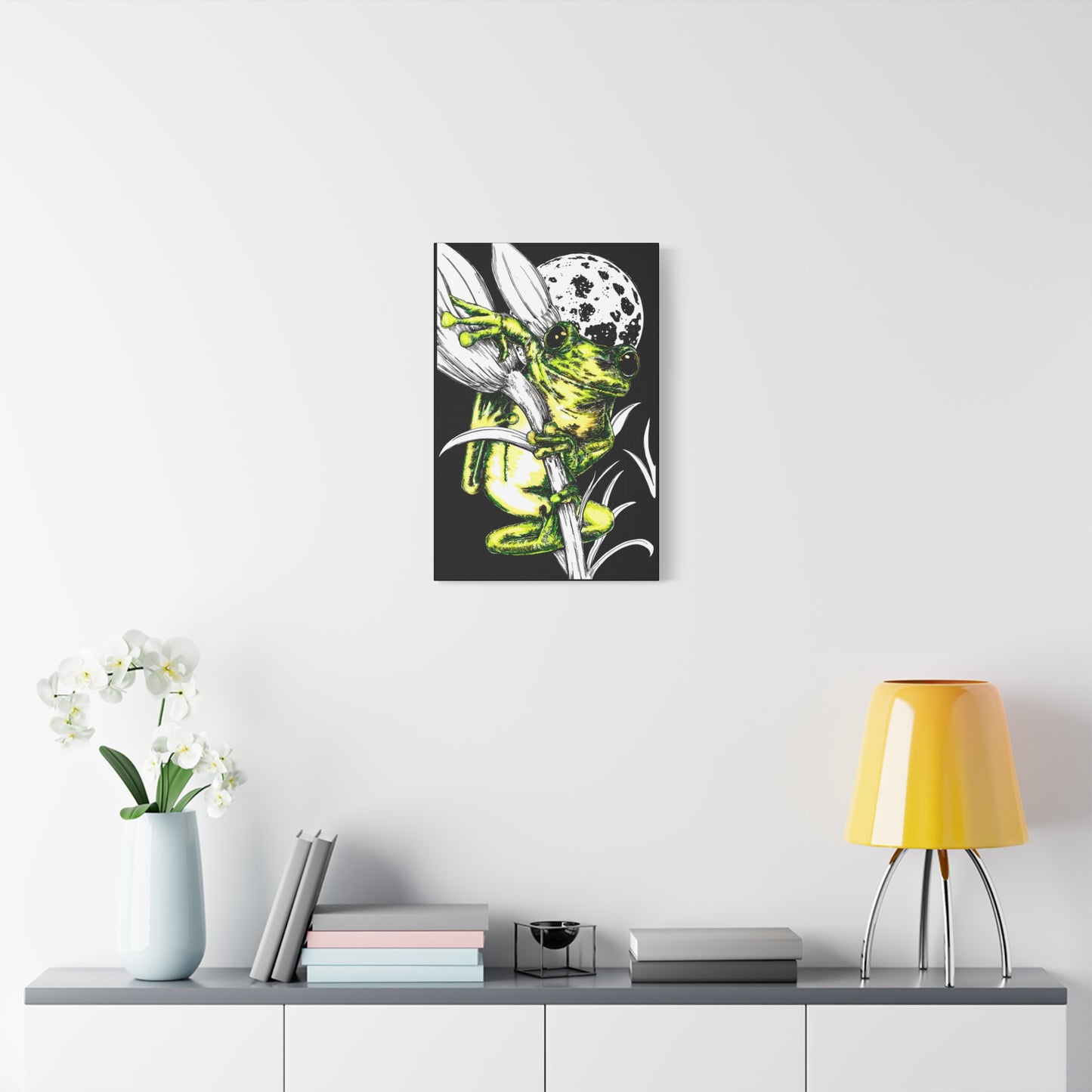 Frog 1 Wall Art Print of the Original, hand drawn wall art